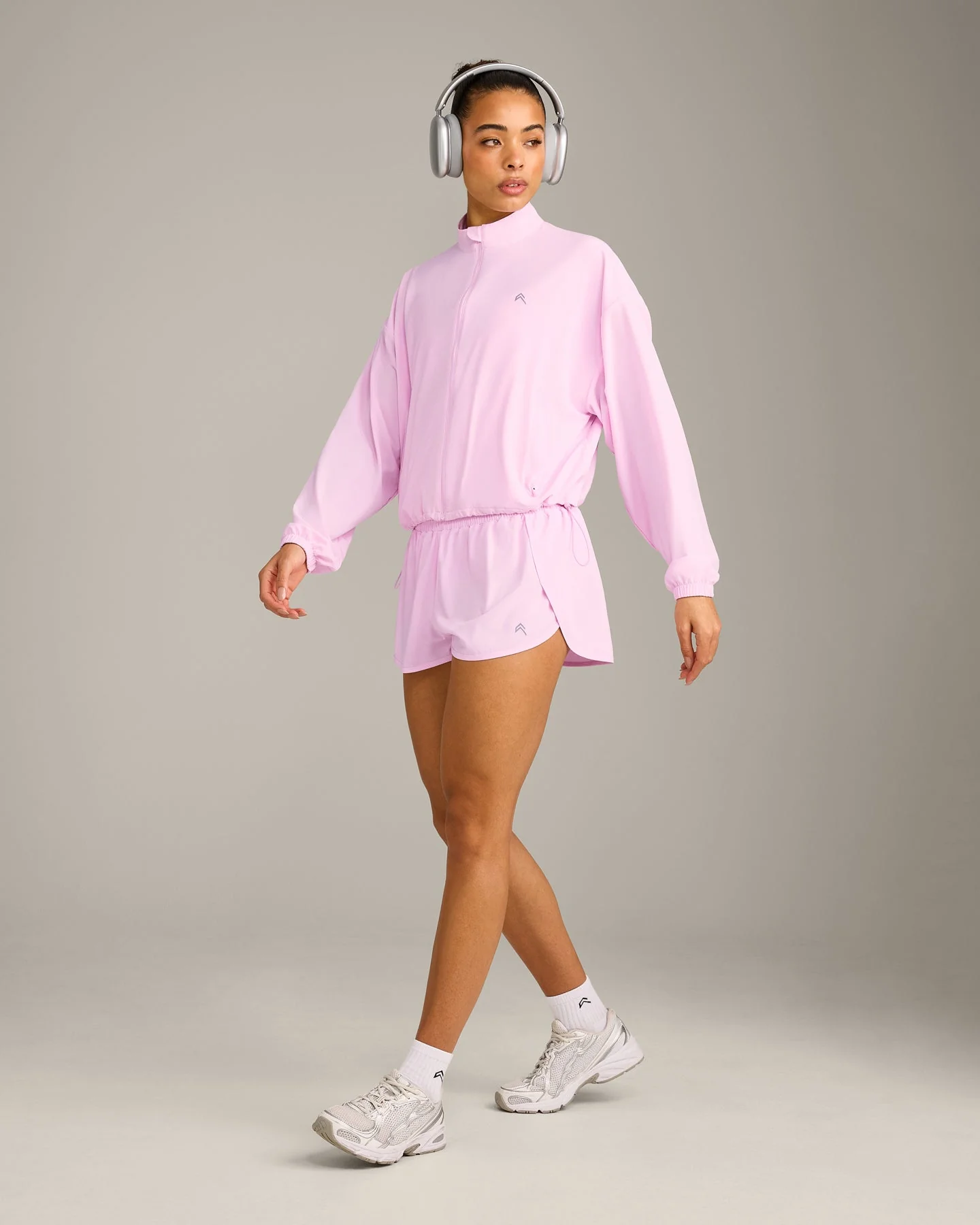 AirMove™ Jacket with Reflective Logo | Chalk Pink - Image 3