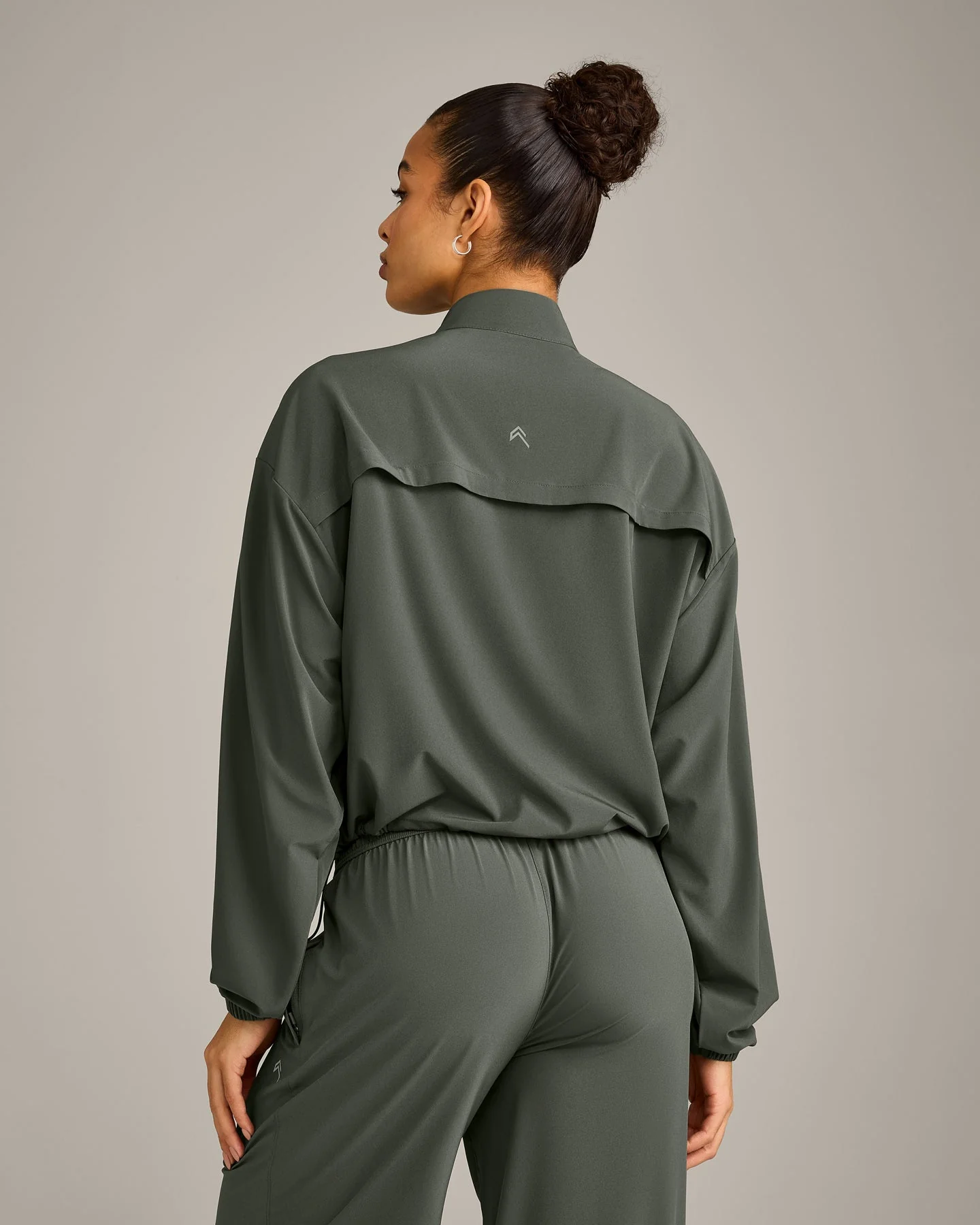 AirMove™ Jacket with Reflective Logo | Dark Khaki - Image 2