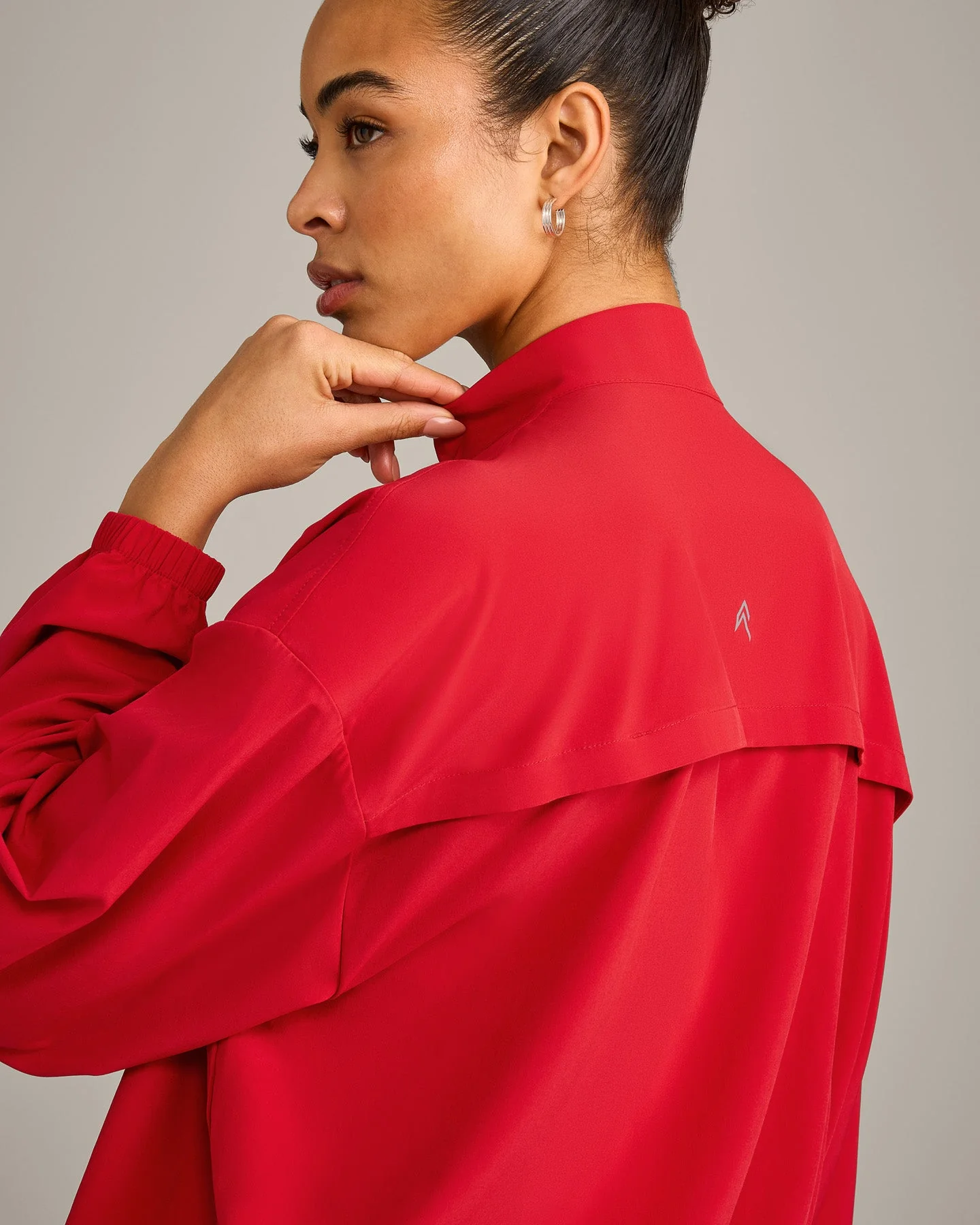 AirMove™ Jacket with Reflective Logo | Fiery Red - Image 5