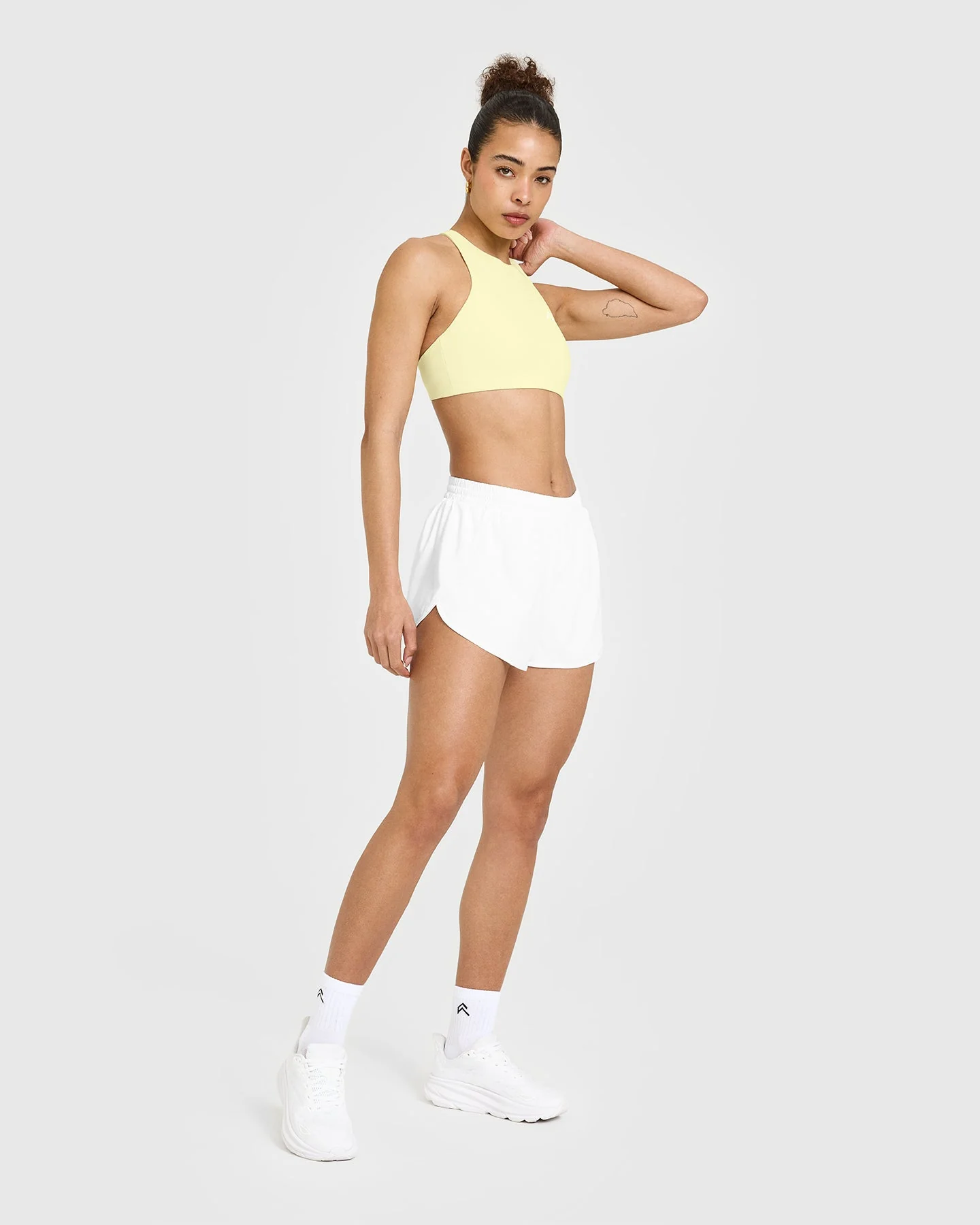 AirMove™ Lined Shorts 2" | White - Image 4