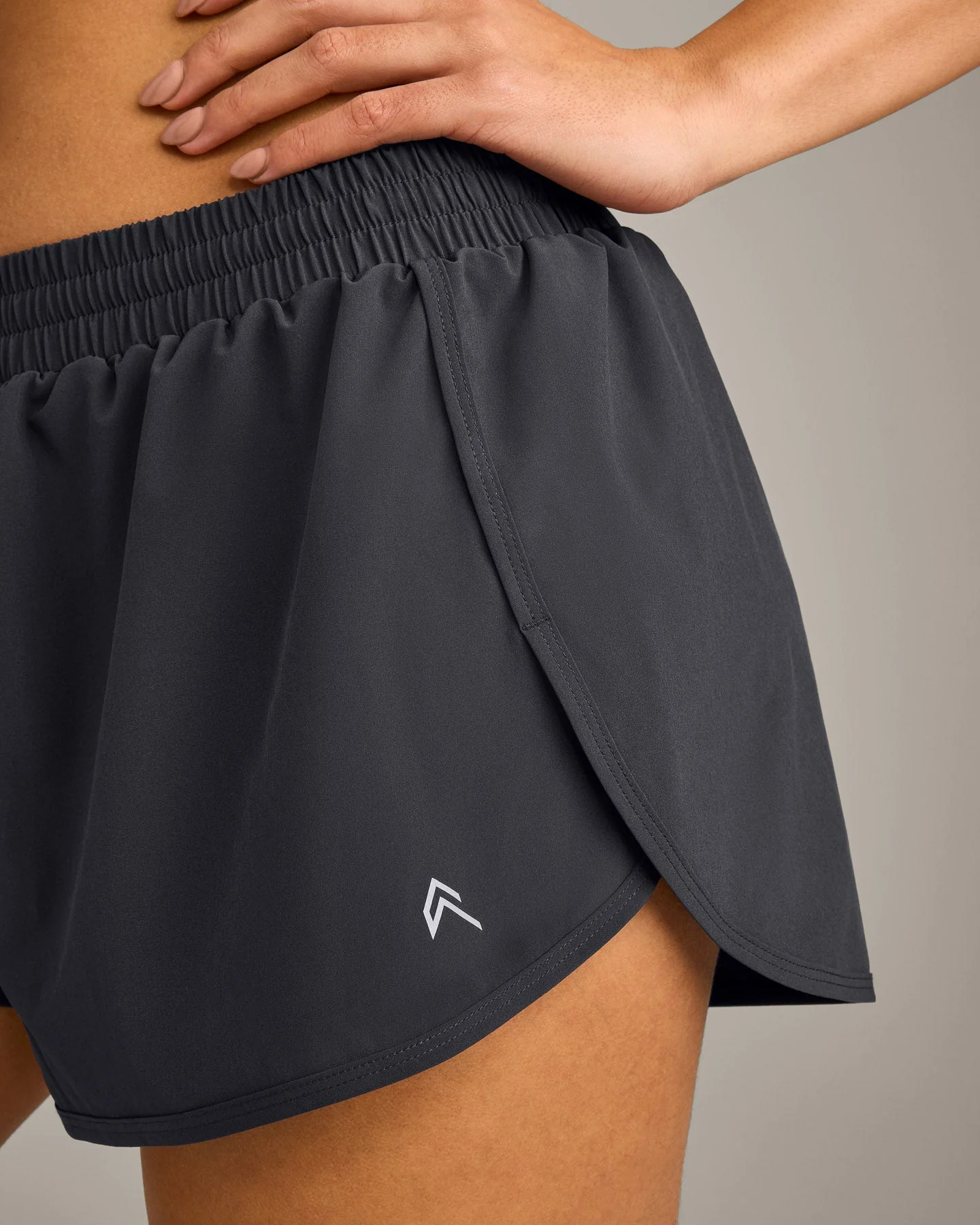 AirMove™ Lined Shorts 3" with Reflective Logo | Coal - Image 5