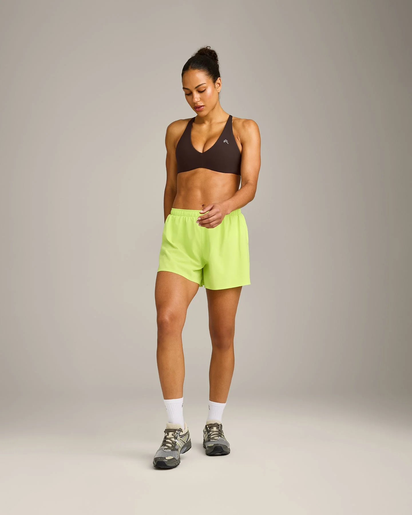 AirMove™ Lined Shorts 4" with Pocket New Branding | Citrus Green - Image 3