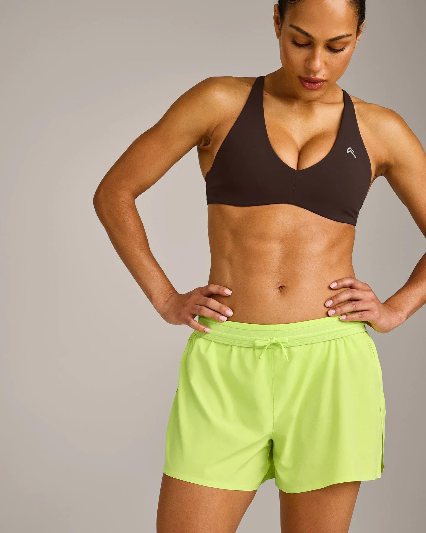 AirMove™ Lined Shorts 4" with Pocket New Branding | Citrus Green - Image 4