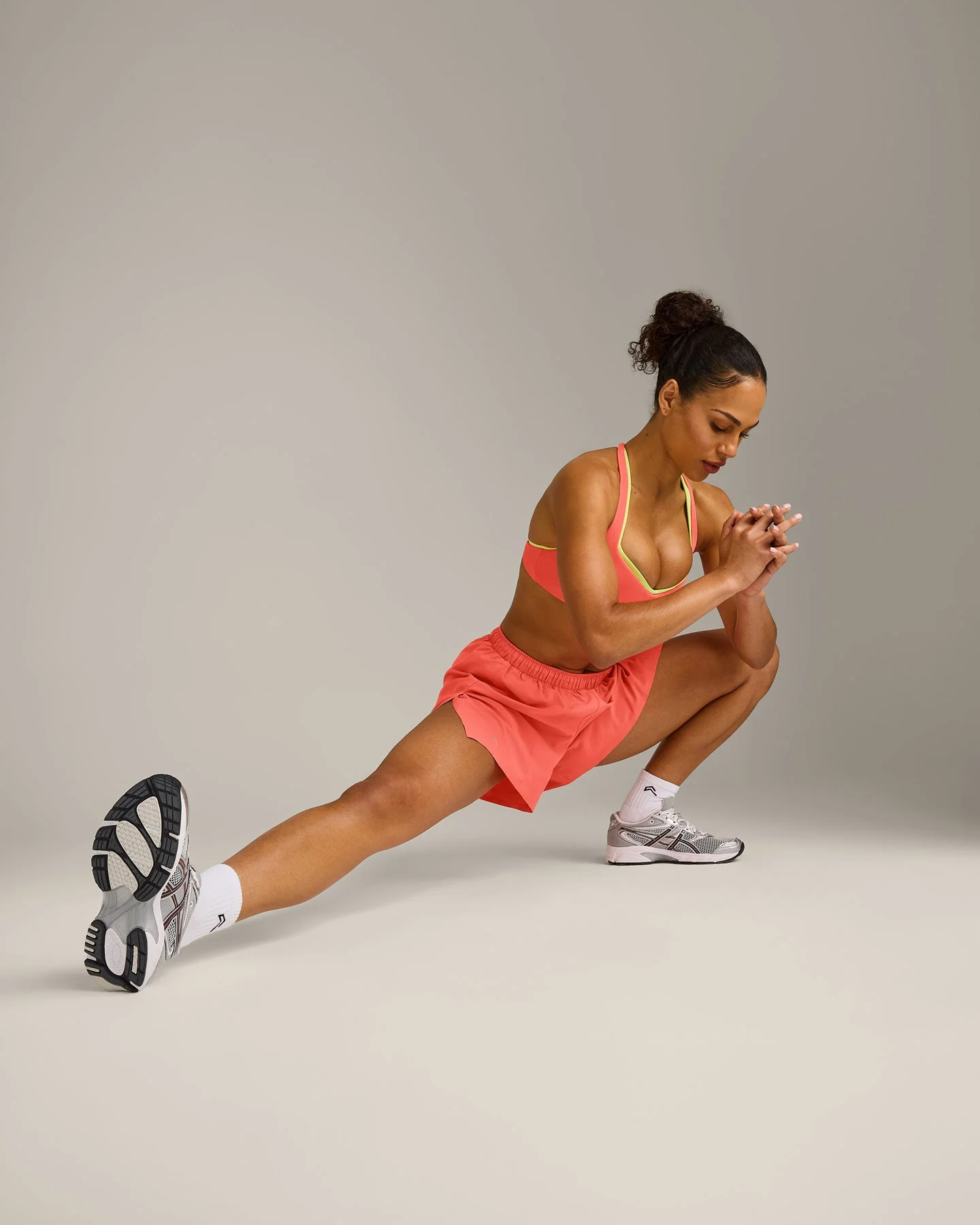 AirMove™ Lined Shorts 4" with Pocket New Branding | Light Charged Coral - Image 3