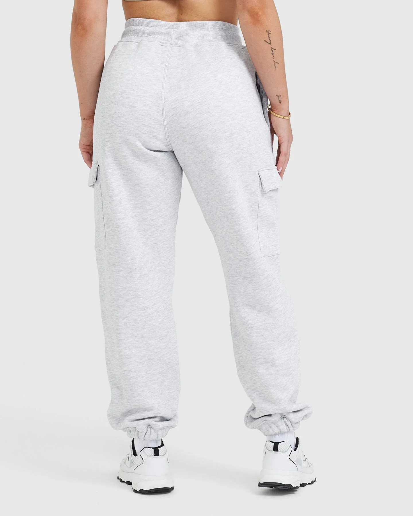All Day Est 2020 Cargo Joggers | Light Grey Marl - Image 2