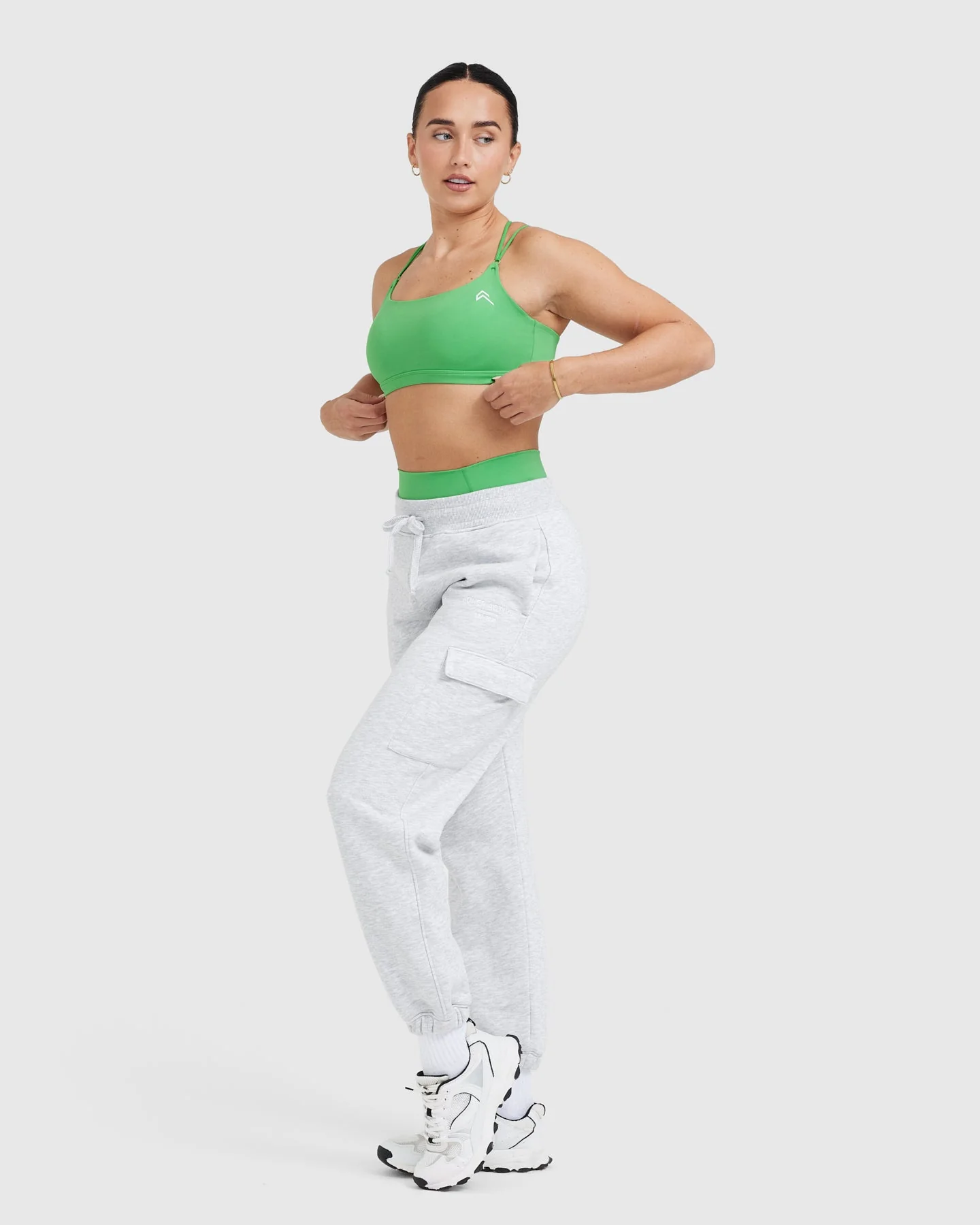 All Day Est 2020 Cargo Joggers | Light Grey Marl - Image 6