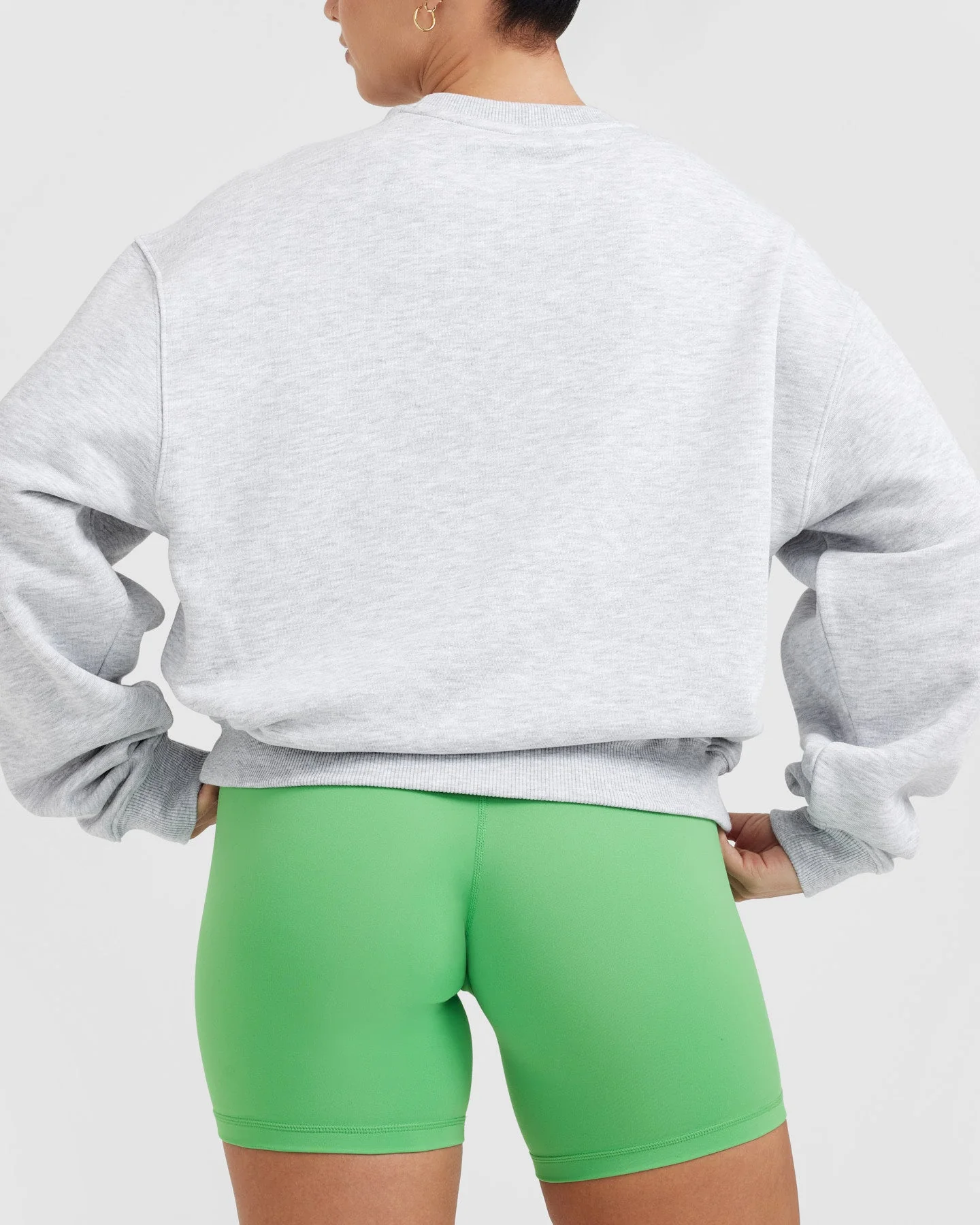 All Day Est 2020 Oversized Sweatshirt | Light Grey Marl - Image 5