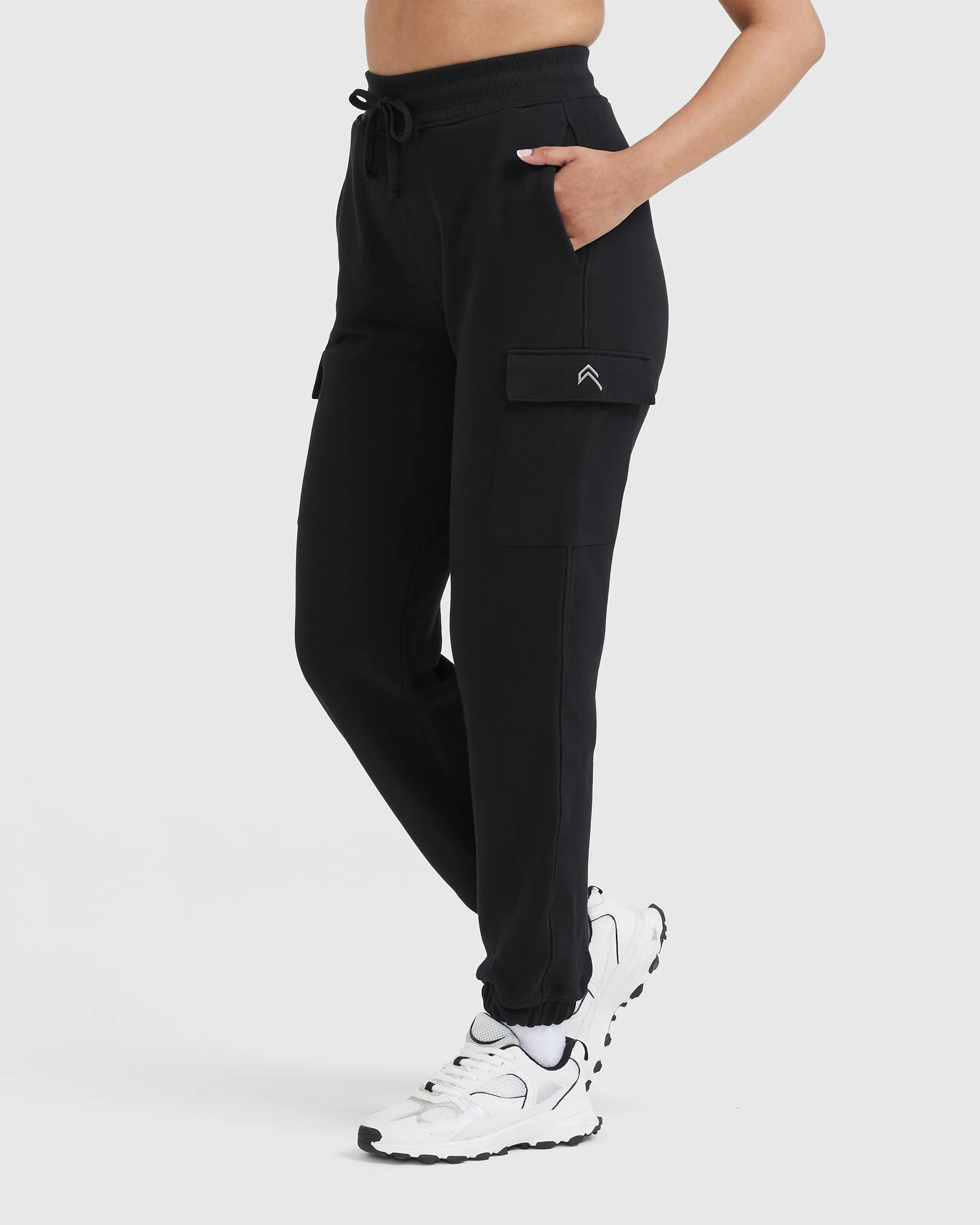 All Day Lightweight Cargo Joggers | Black - Image 3