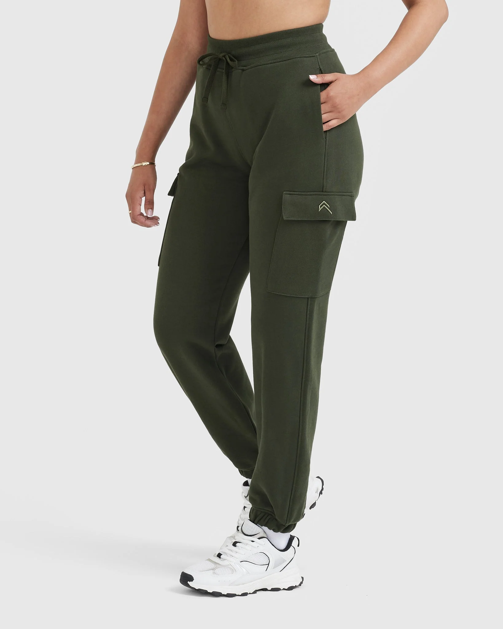 All Day Lightweight Cargo Joggers | Khaki - Image 3