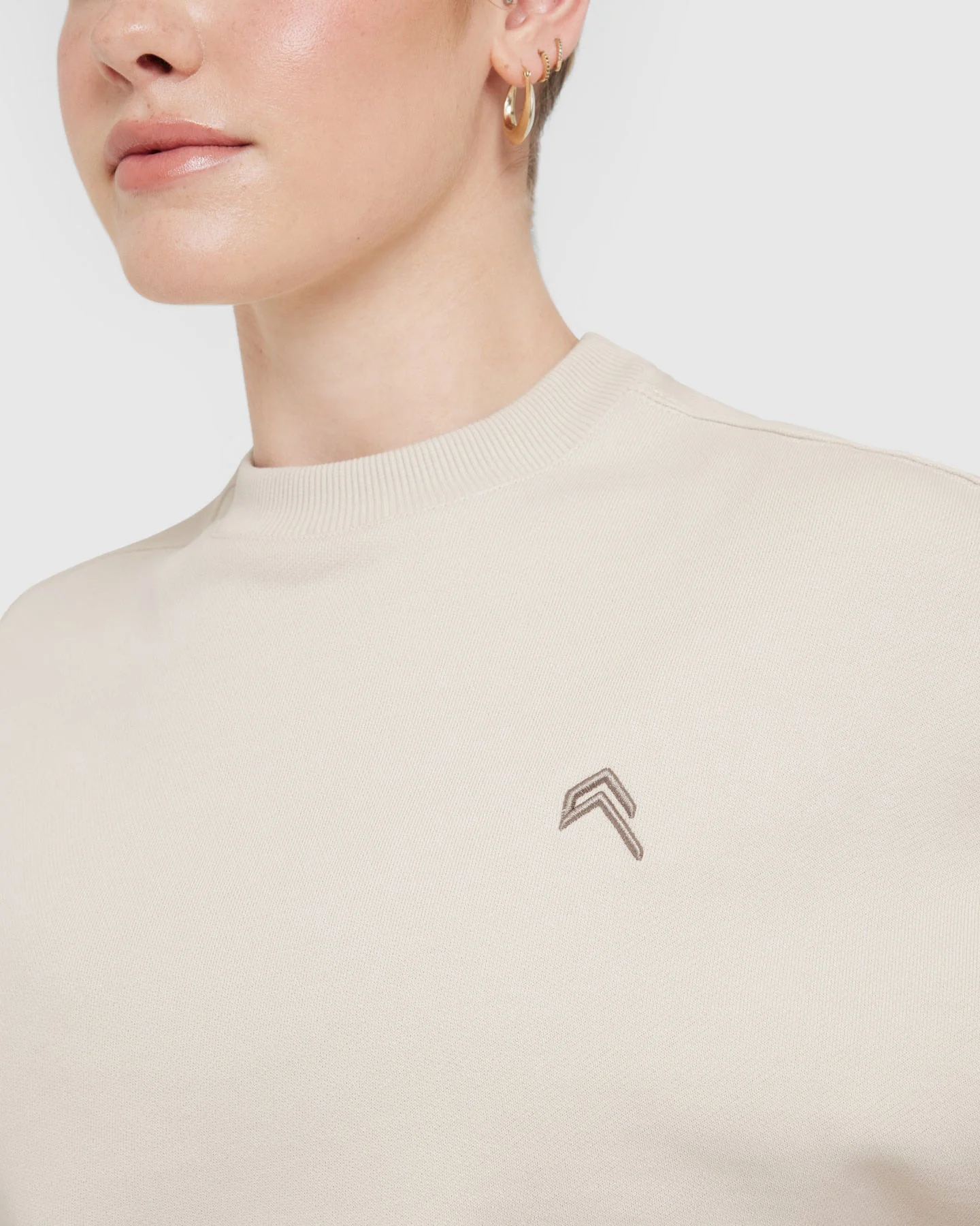 All Day Lightweight Oversized Sweatshirt | Sand - Image 4