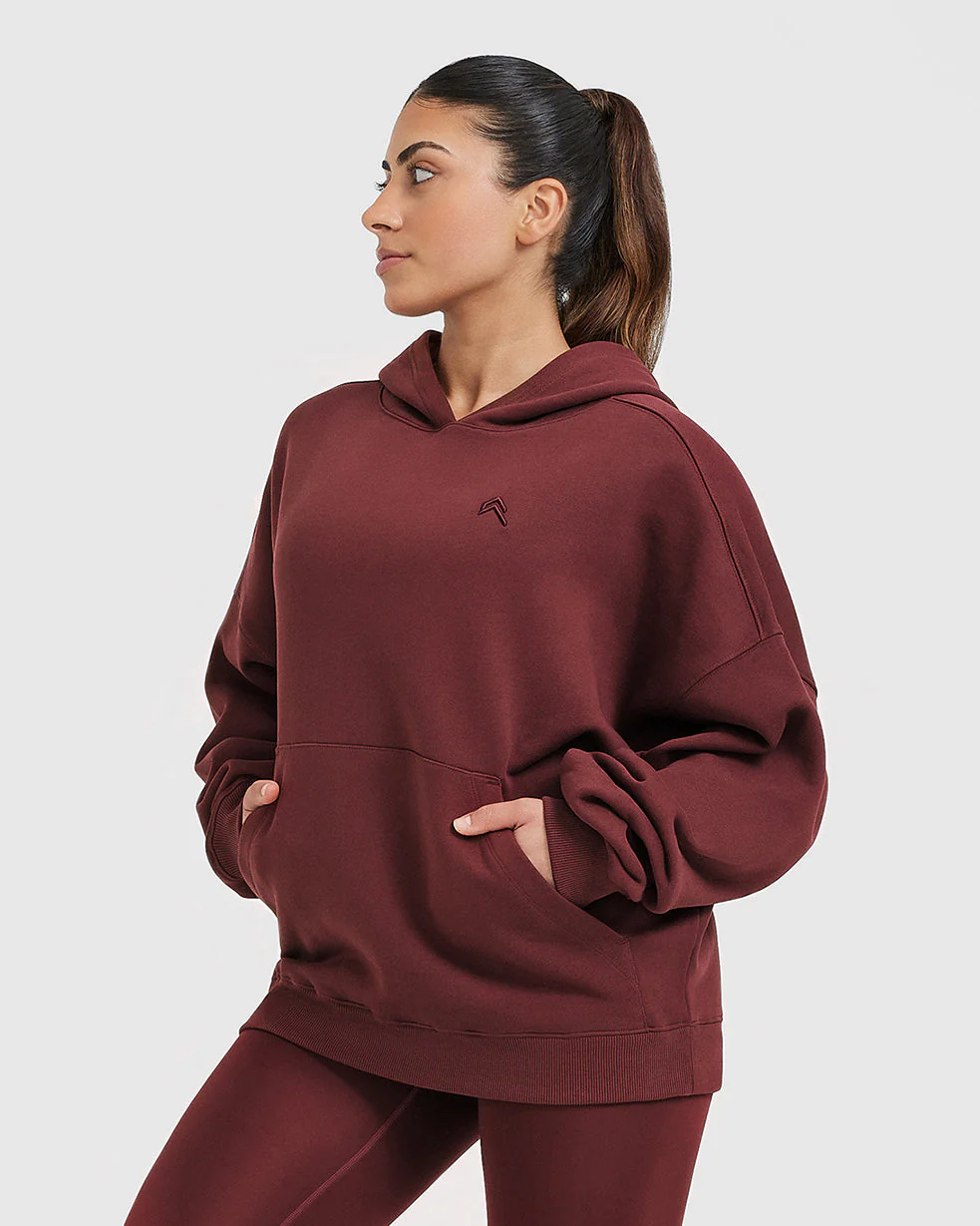 All Day Oversized Hoodie | Mulled Wine - Image 3