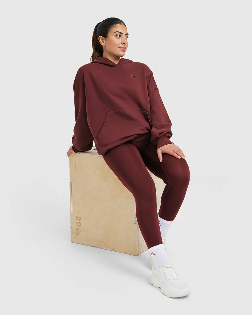 All Day Oversized Hoodie | Mulled Wine - Image 6