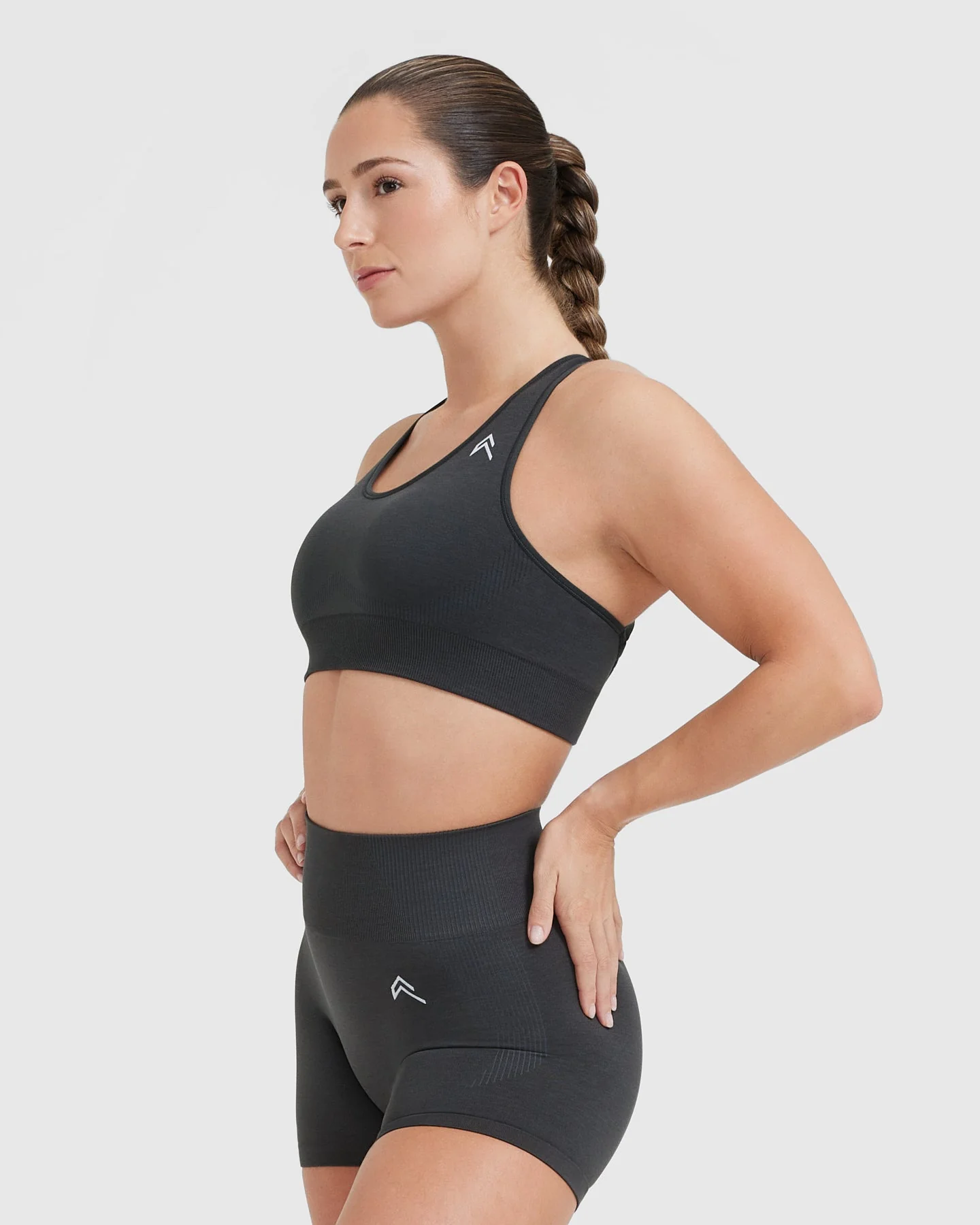 Classic Seamless 2.0 Bralette | Coal Marl - Image 3