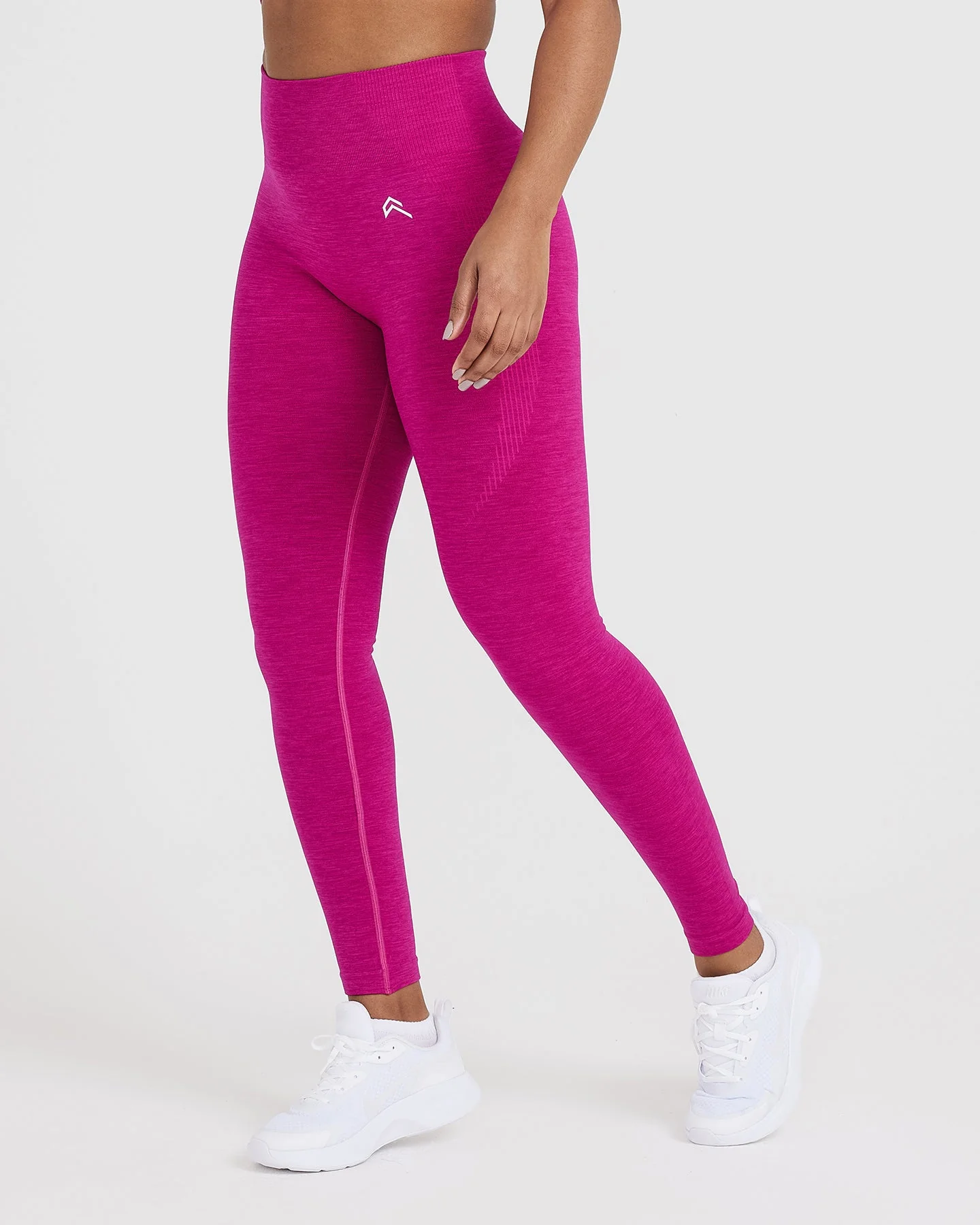 Classic Seamless 2.0 Leggings | Fuchsia Marl - Image 2