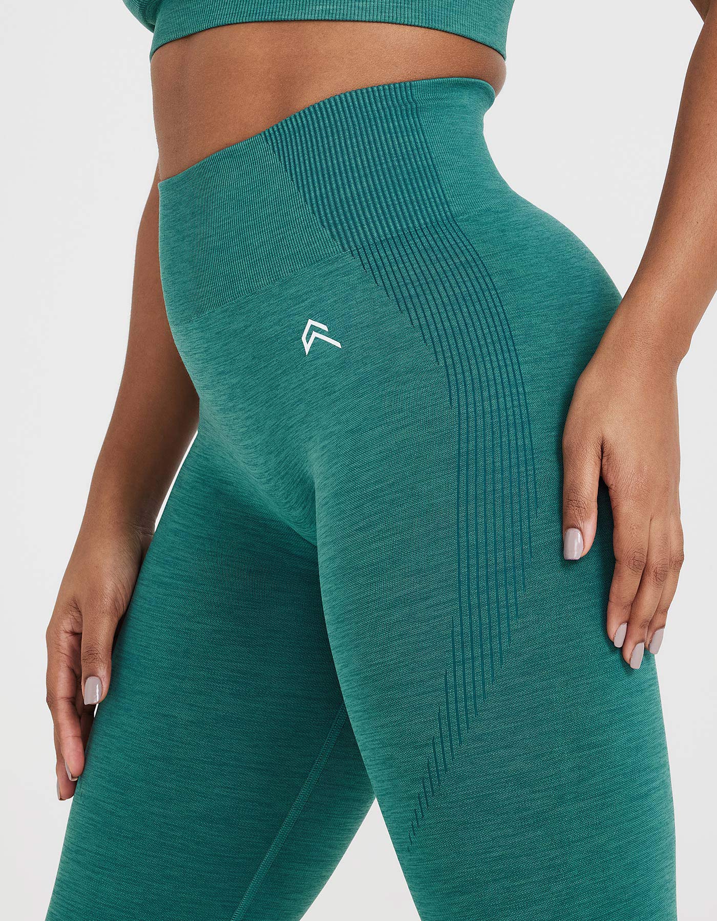 Classic Seamless 2.0 Leggings | Mineral Green Marl - Image 3
