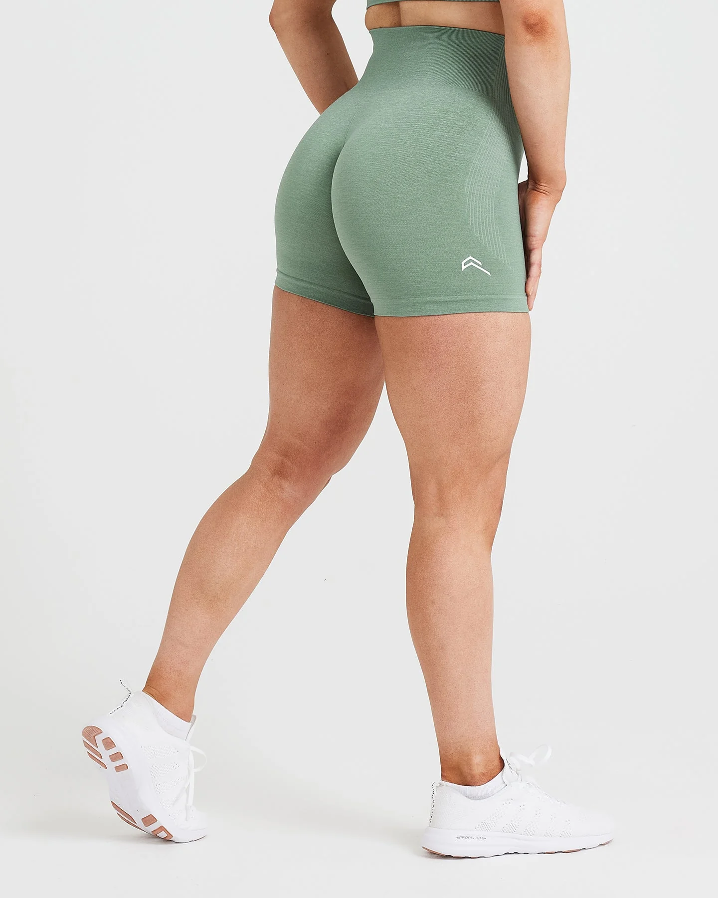 Classic Seamless 2.0 Shorts | Sage Marl - Image 2