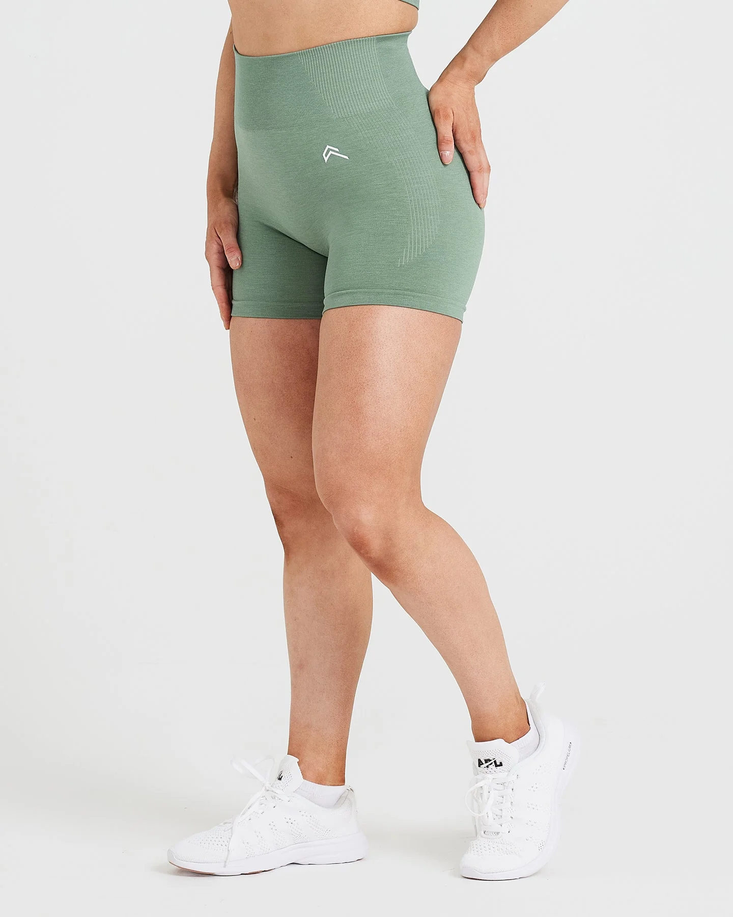 Classic Seamless 2.0 Shorts | Sage Marl - Image 3