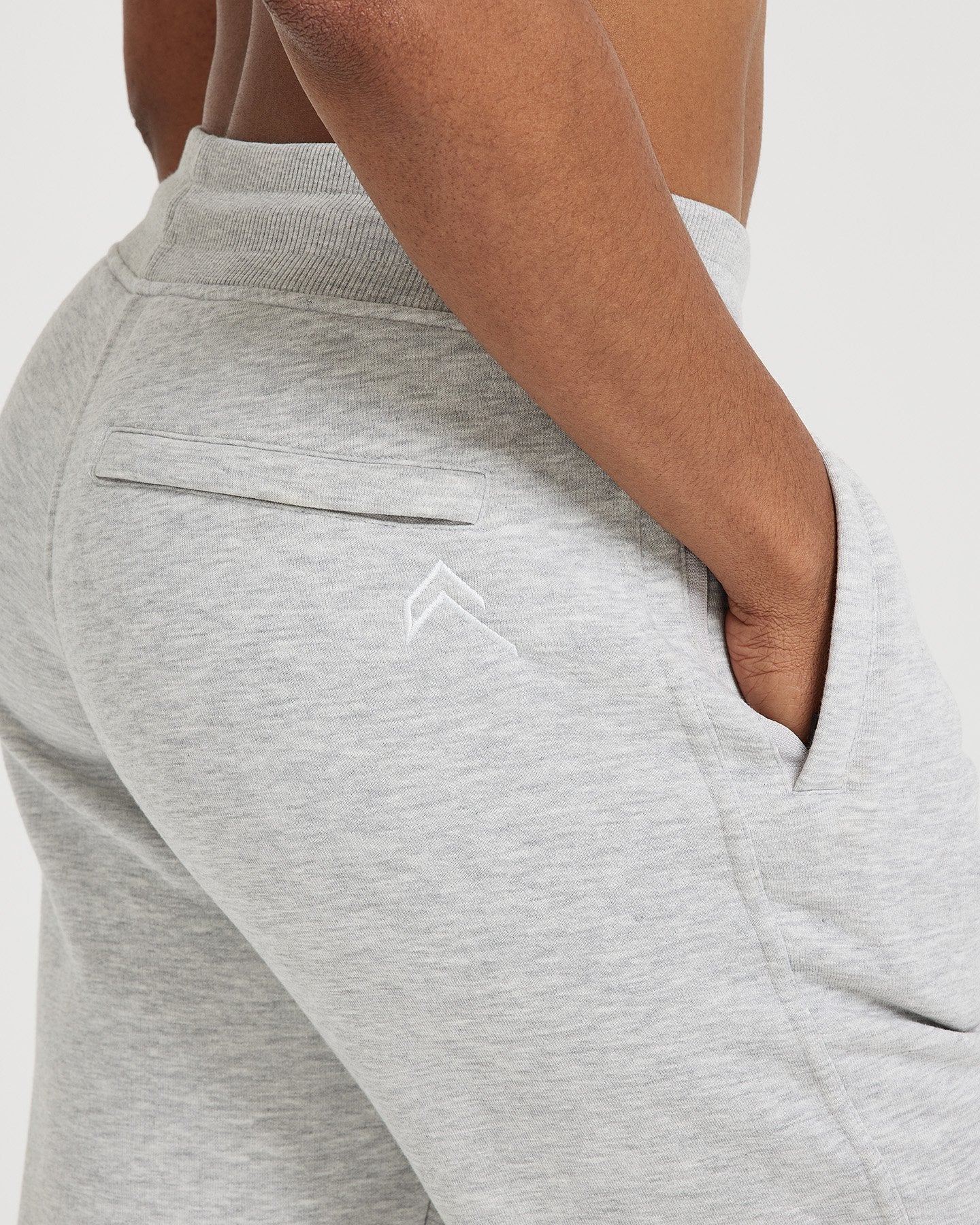 Classic Lounge Joggers | Silver Marl - Image 5