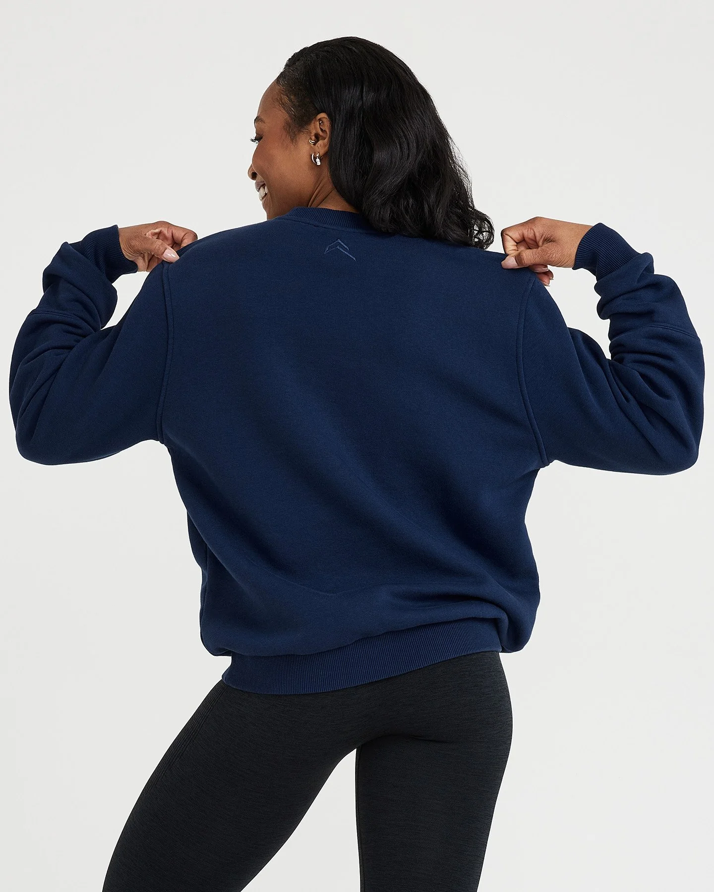 Classic Lounge Oversized Crew Neck | Midnight - Image 4