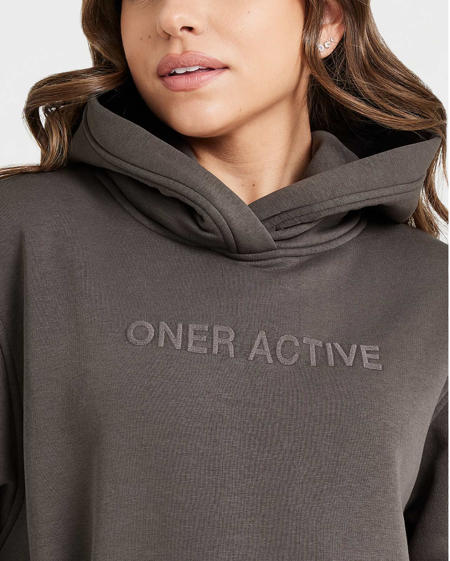 Classic Lounge Oversized Hoodie | Deep Taupe - Image 4