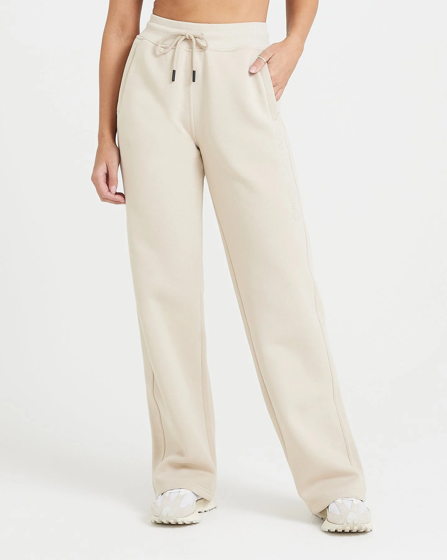 Classic Lounge Straight Leg Joggers | Sand