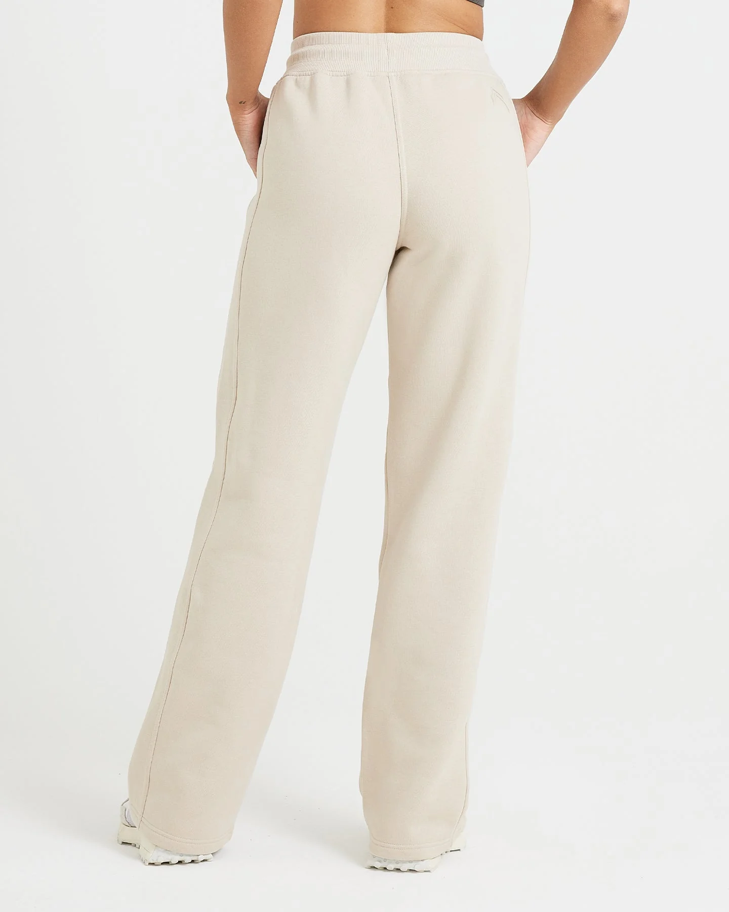 Classic Lounge Straight Leg Joggers | Sand - Image 2
