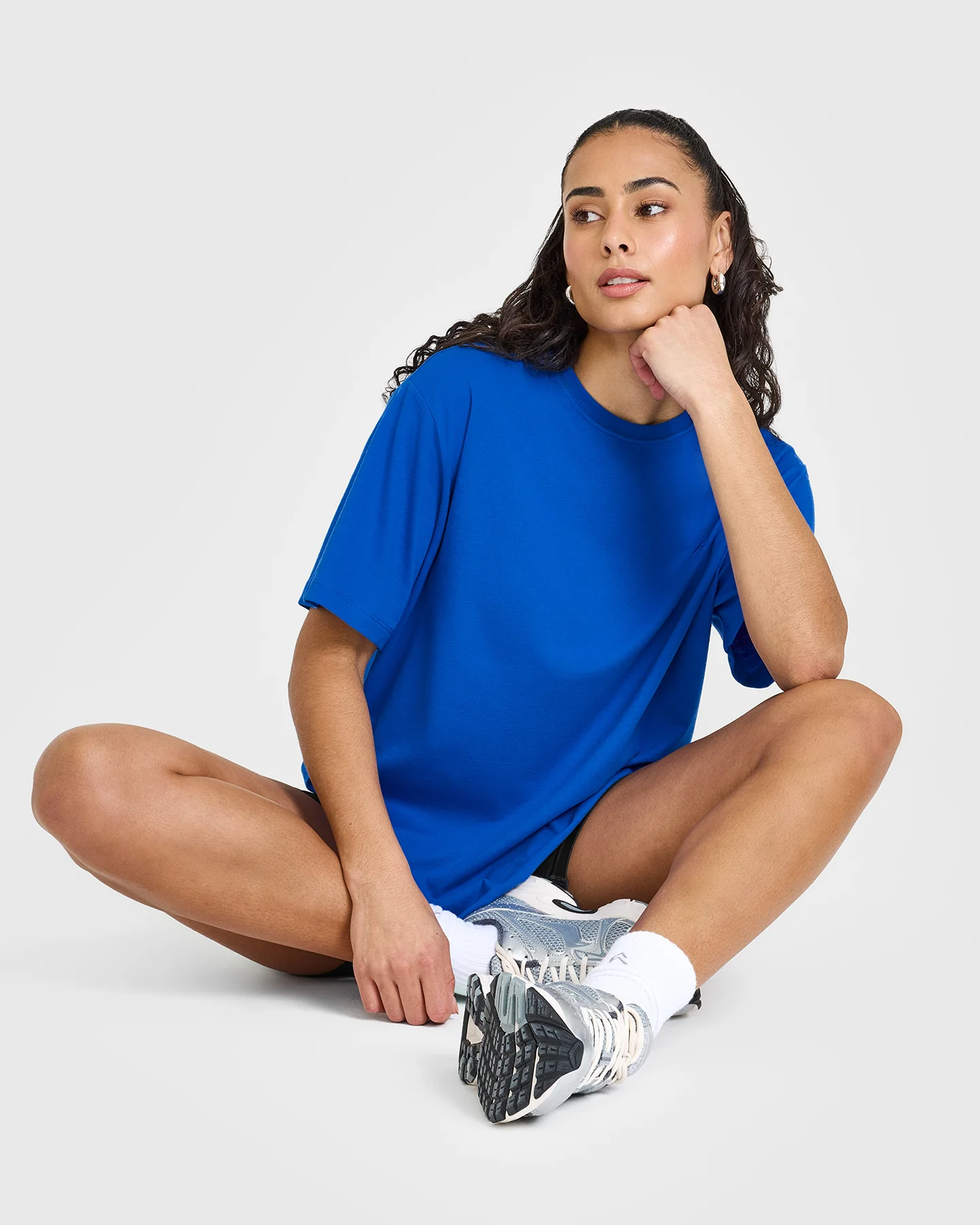 Classic Oversized Lightweight T-Shirt | Cobalt - Image 6