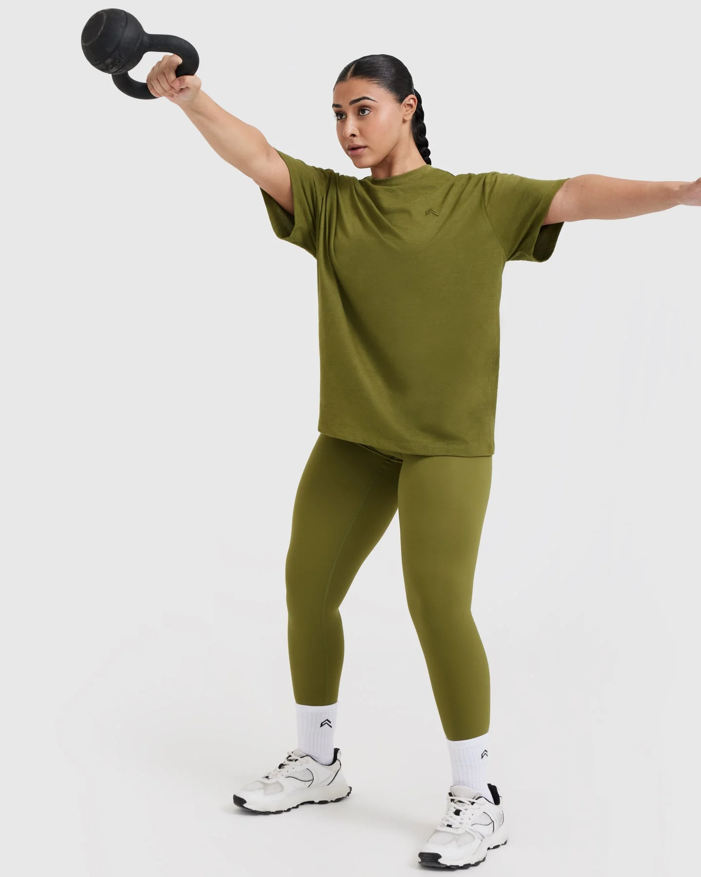 Classic Oversized Lightweight T-Shirt | Olive Green - Image 5