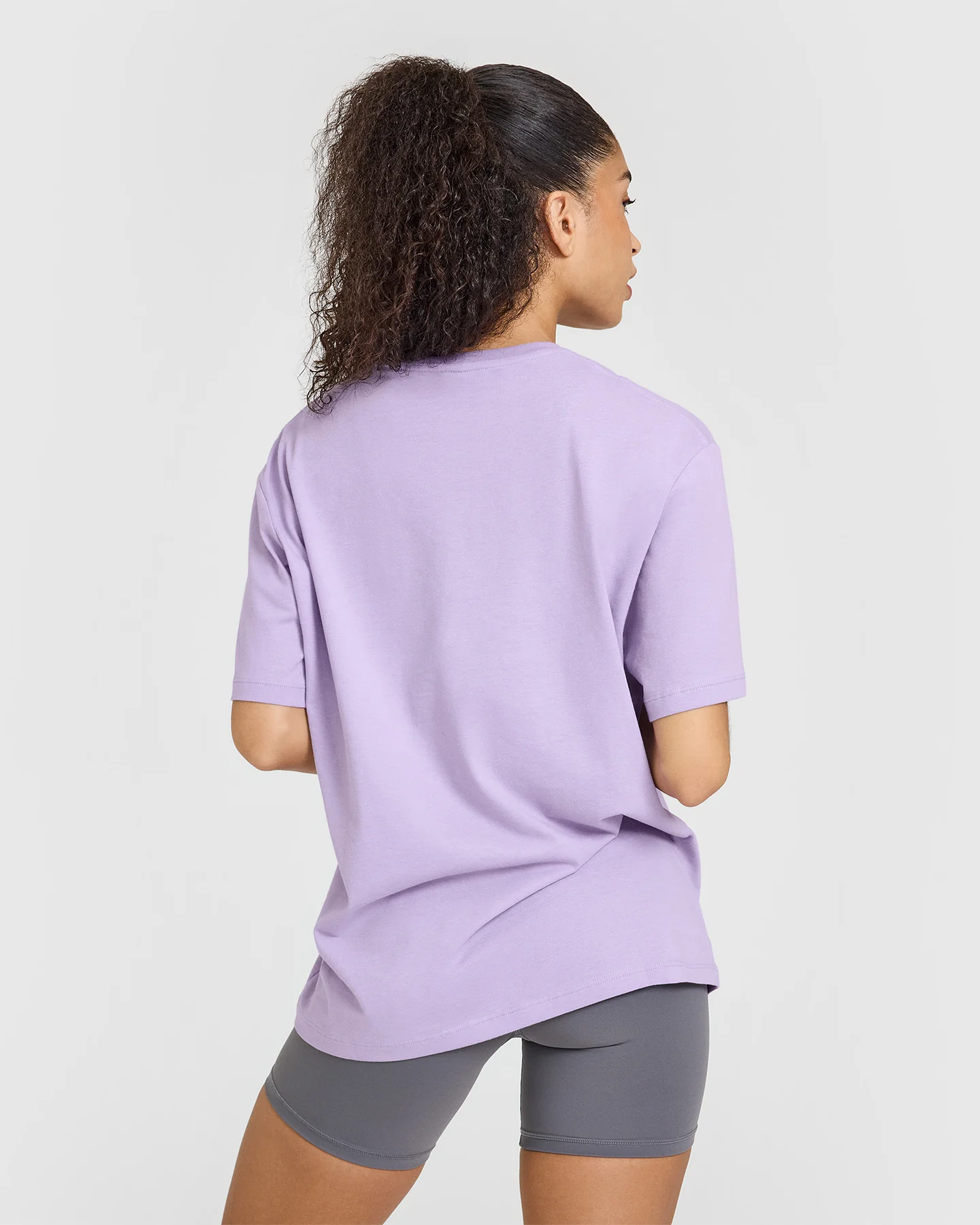 Classic Oversized Lightweight T-Shirt | Wisteria Purple - Image 2
