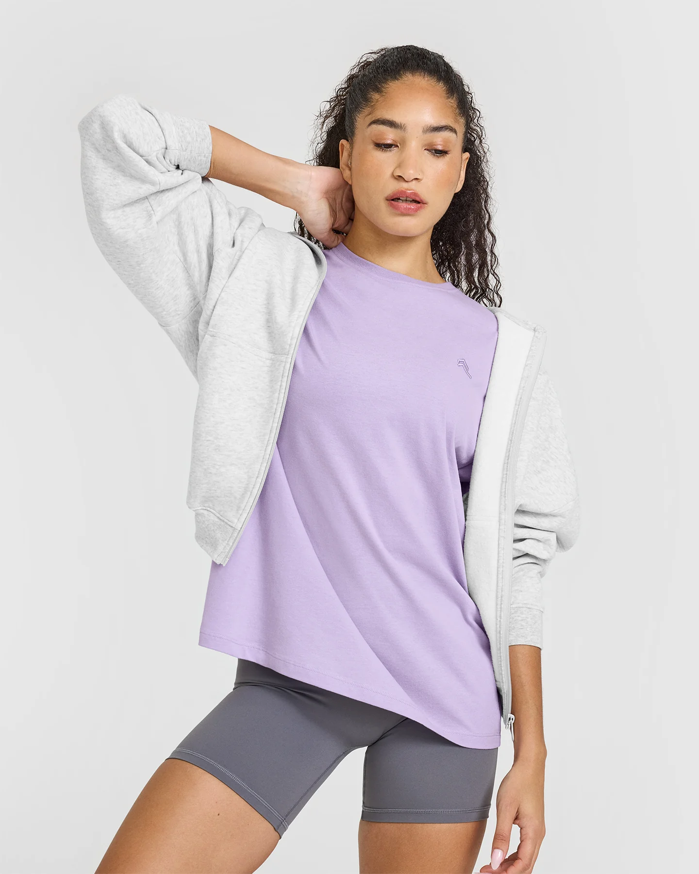 Classic Oversized Lightweight T-Shirt | Wisteria Purple - Image 6