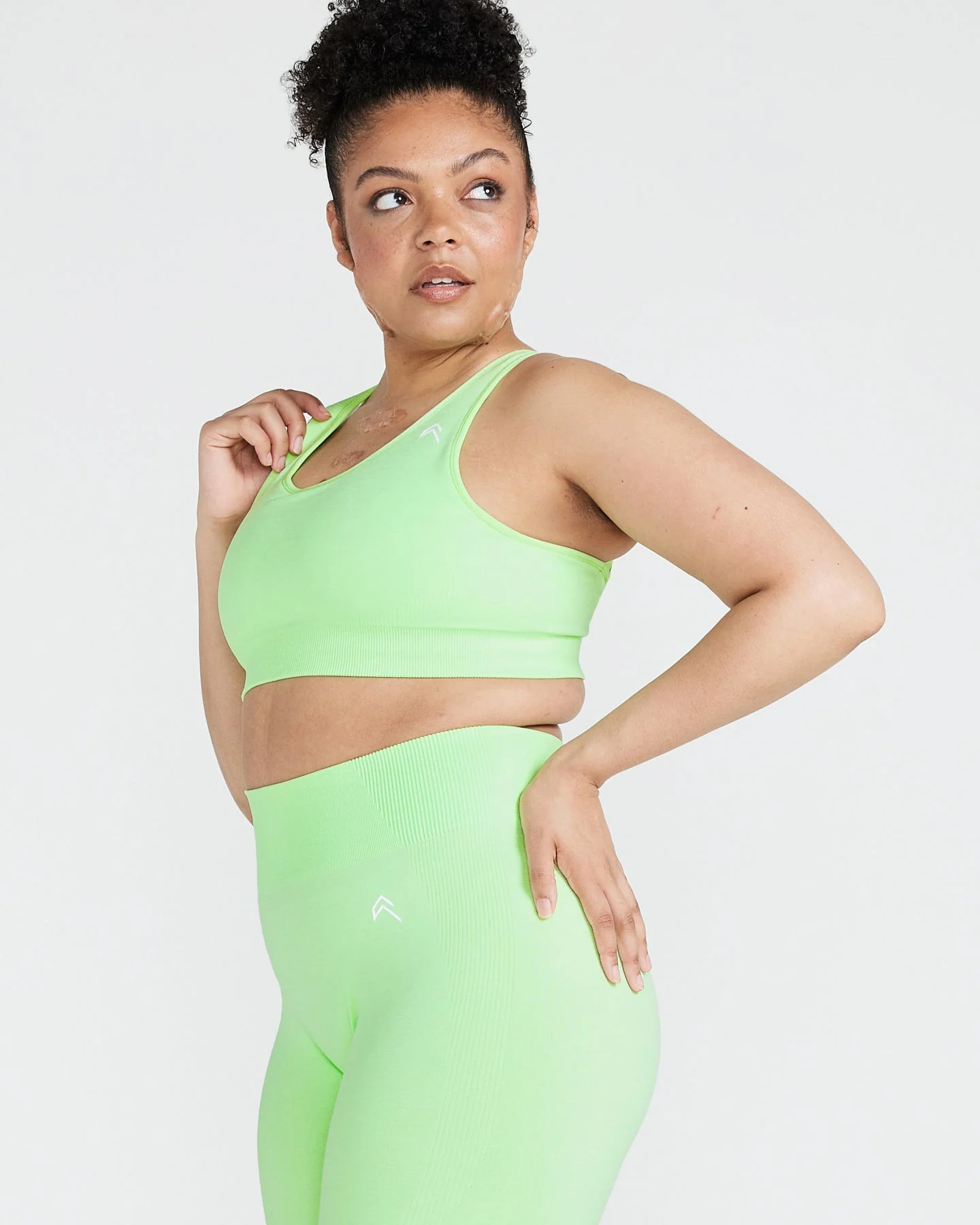 Classic Seamless 2.0 Bralette | Zest Marl - Image 3