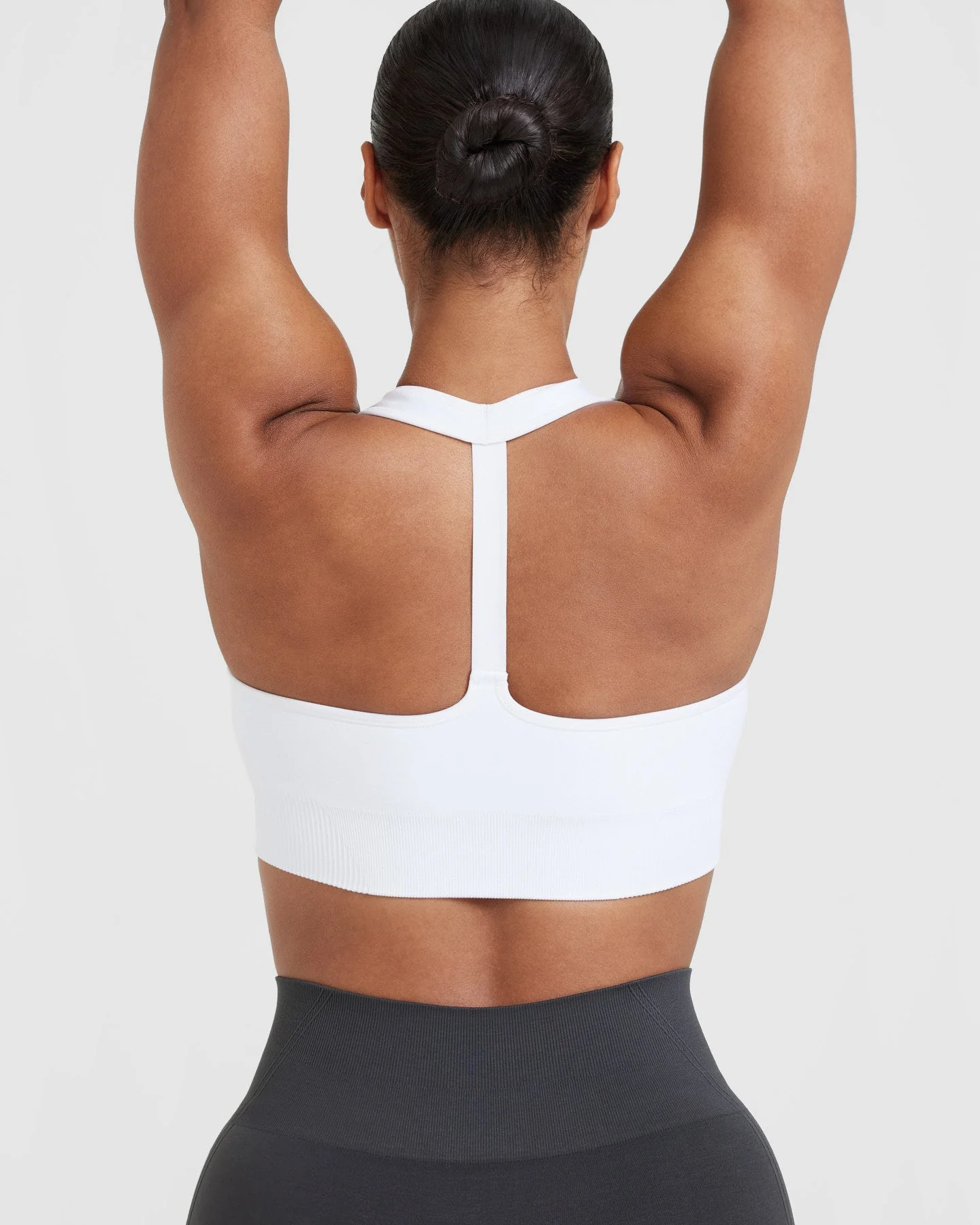 Classic Seamless 2.0 V Neck Bralette | White - Image 5
