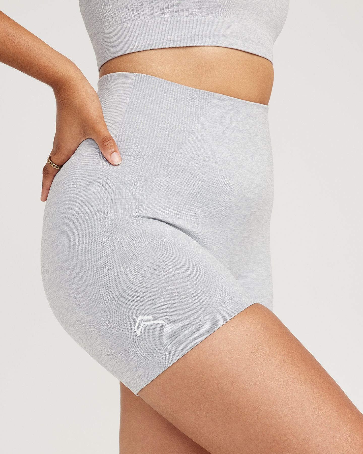 Classic Seamless Shorts | Grey Marl - Image 5