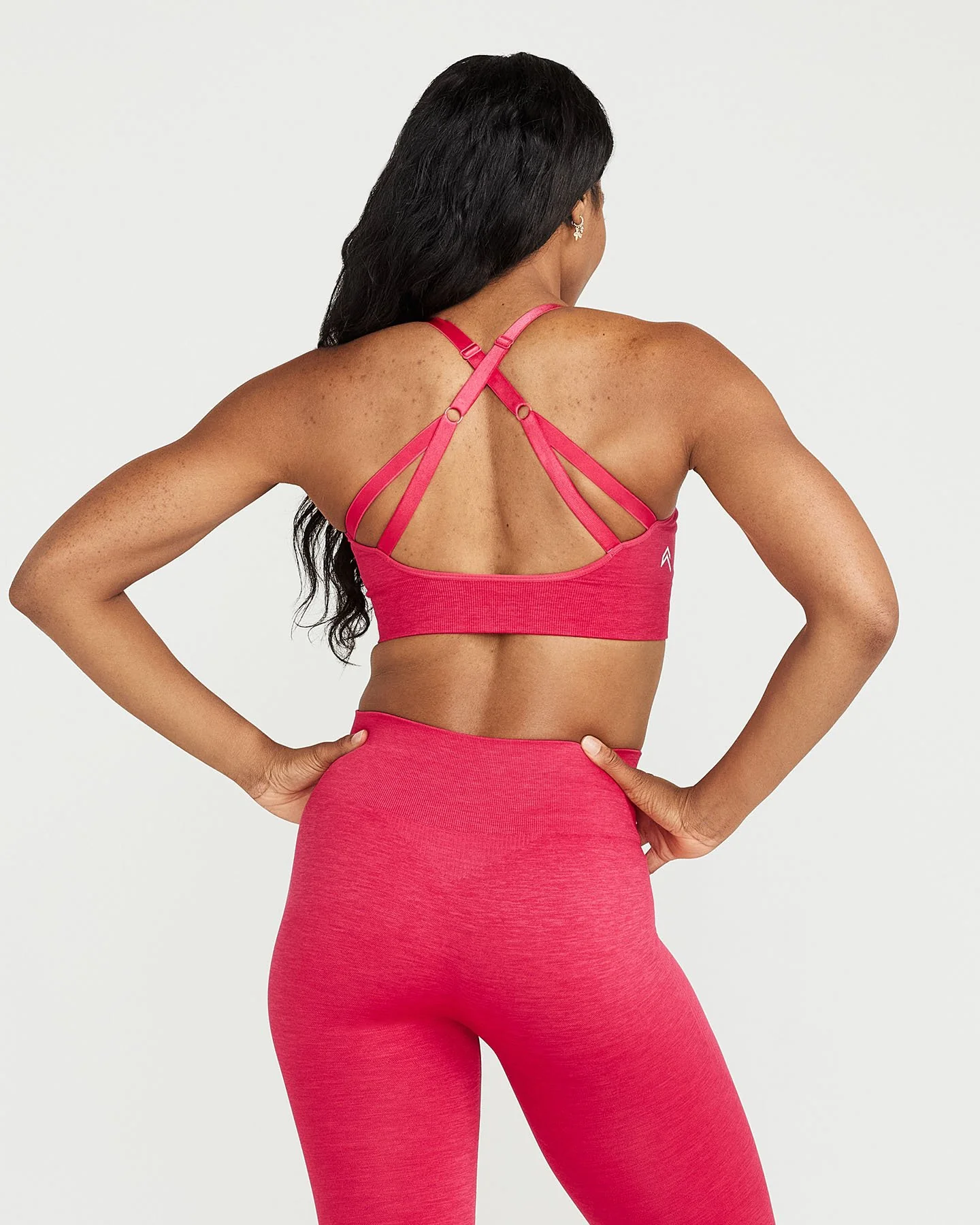 Classic Seamless Sports Bra | Berry Bloom Marl - Image 4