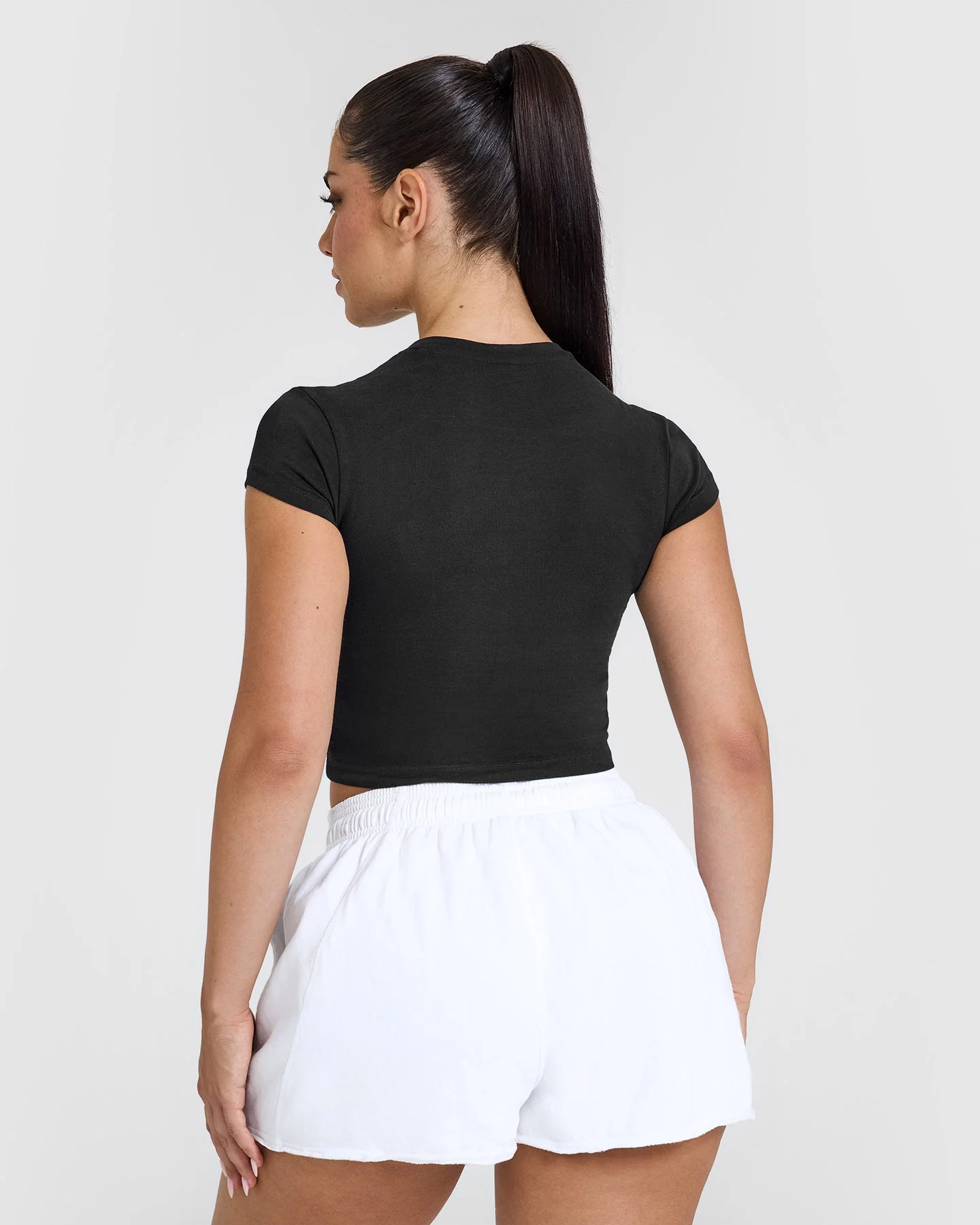 Cotton Baby T-Shirt with Graphic | Washed Black - Image 2