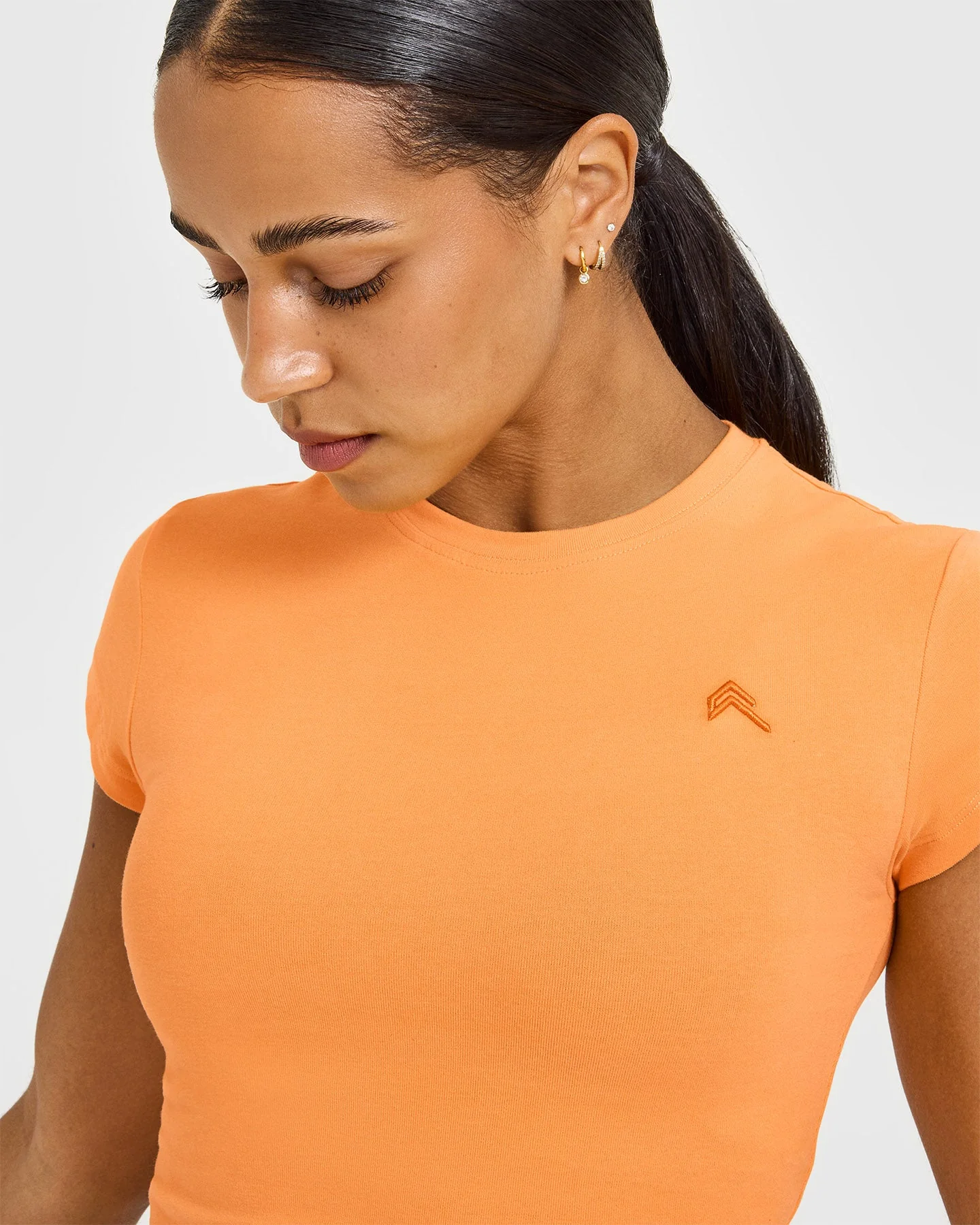 Cotton Icon Baby T-Shirt | Apricot Orange - Image 5