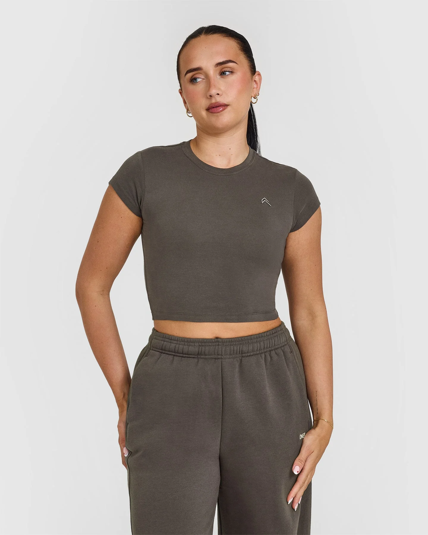 Cotton Icon Baby T-Shirt | Deep Taupe