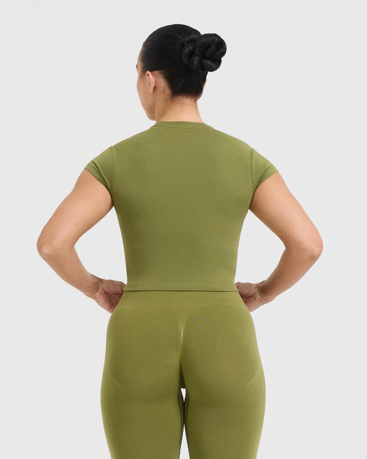 Cotton Icon Baby T-Shirt | Olive Green - Image 2