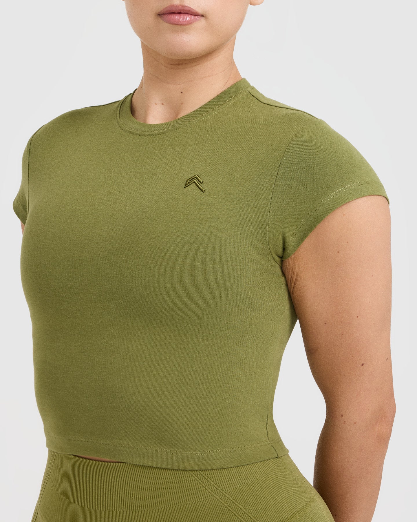 Cotton Icon Baby T-Shirt | Olive Green - Image 4