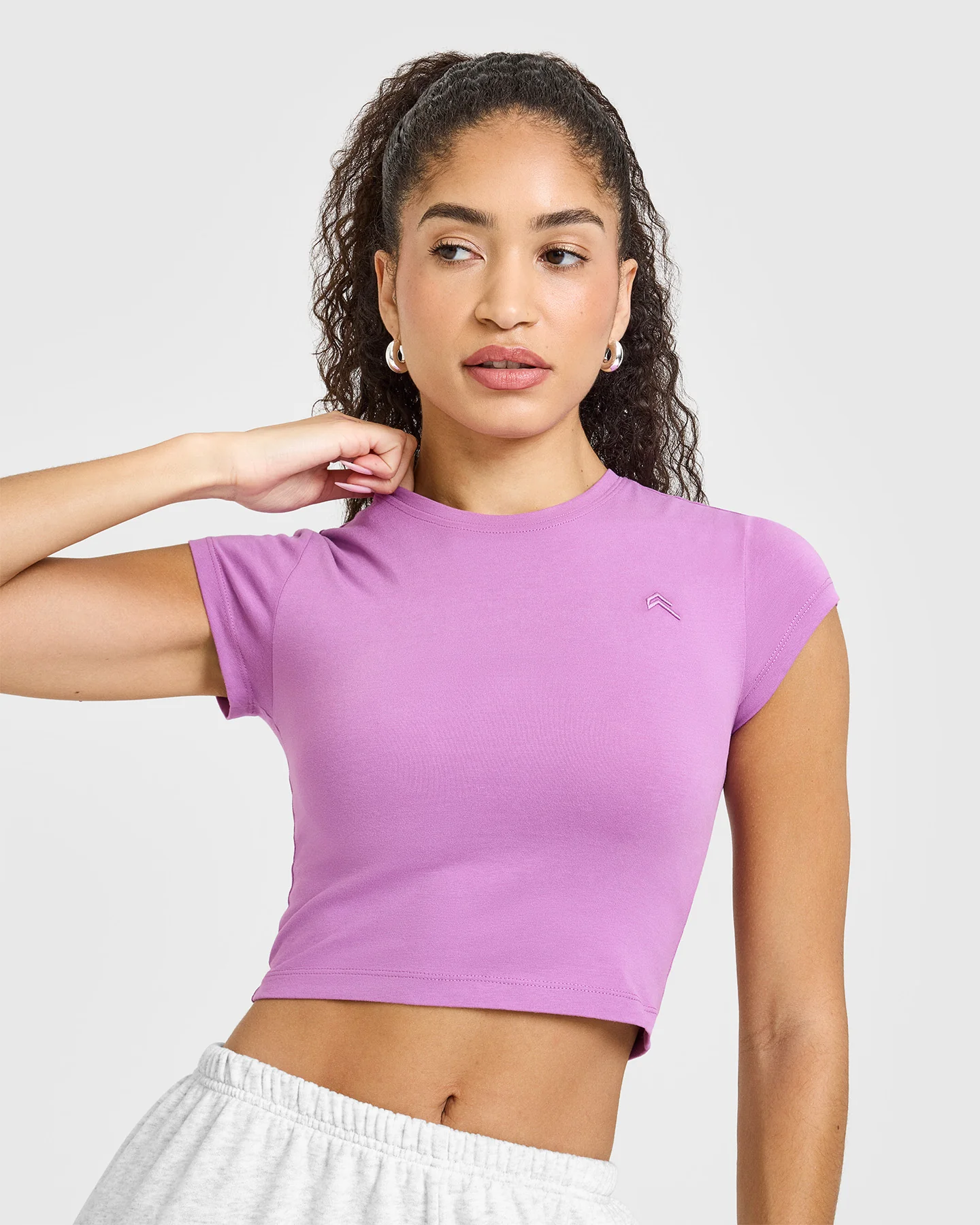 Cotton Icon Baby T-Shirt | Orchid Purple - Image 4