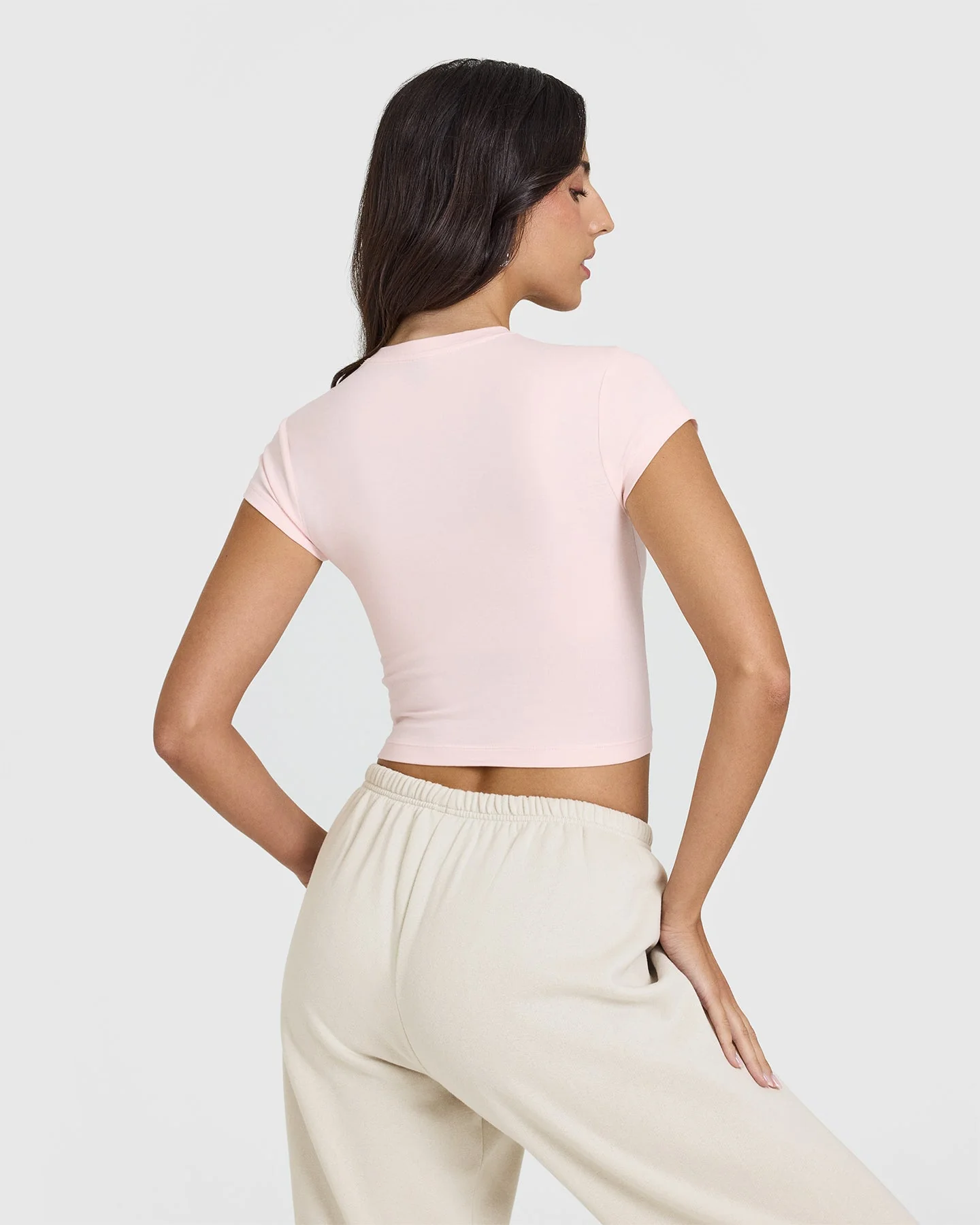 Cotton Icon Baby T-Shirt | Washed Ballet Pink - Image 2