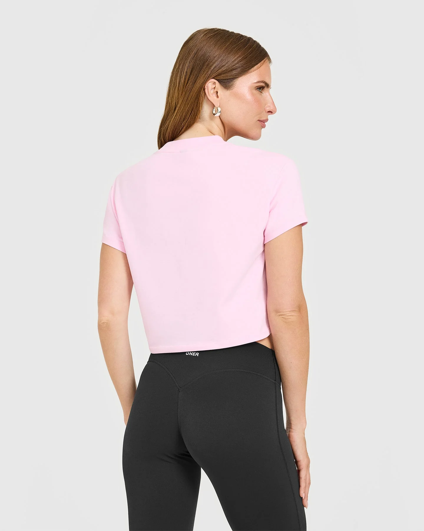 Cotton Relaxed T-Shirt | Chalk Pink - Image 2