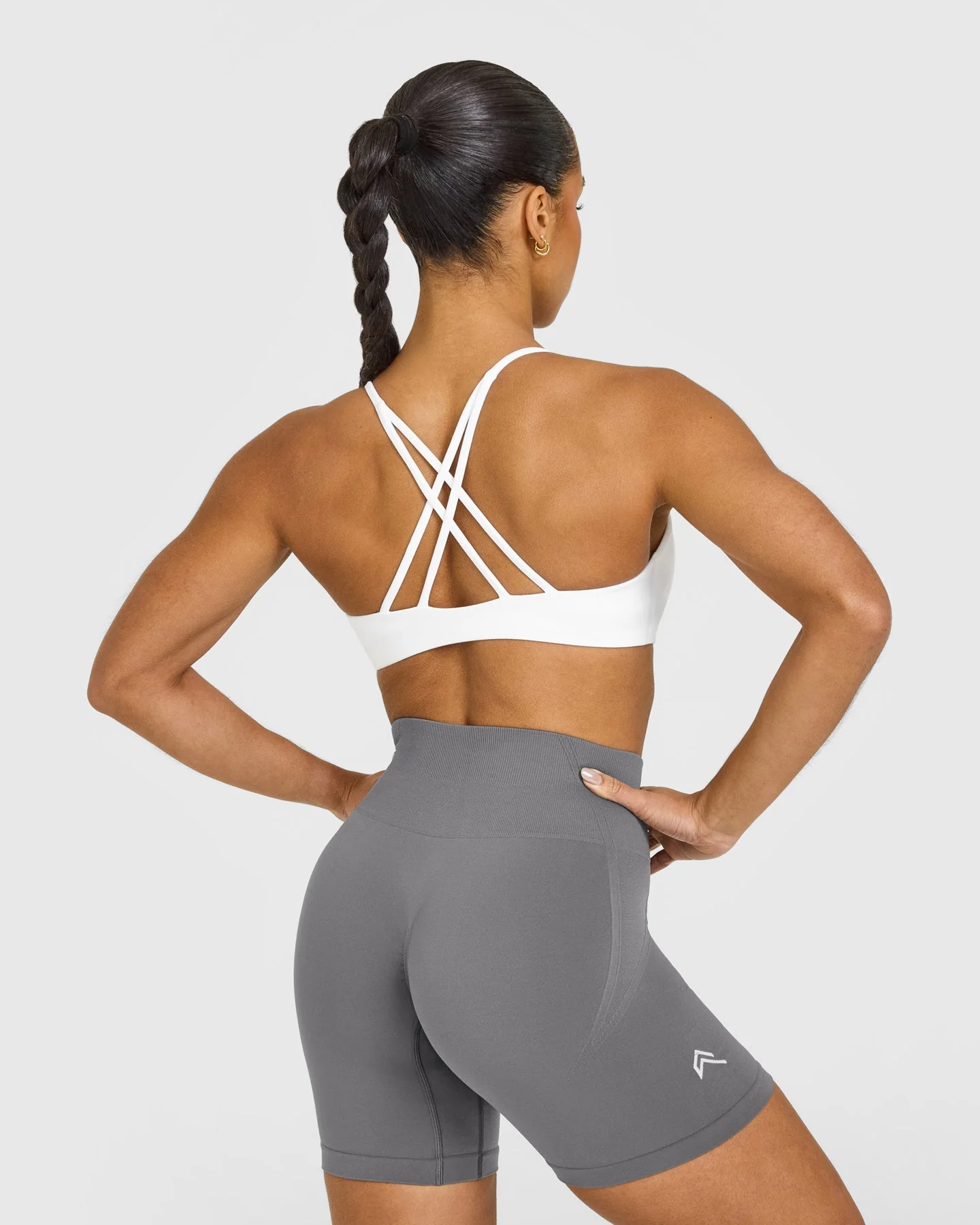 EasyLift™ Strappy Sports Bra | White - Image 4