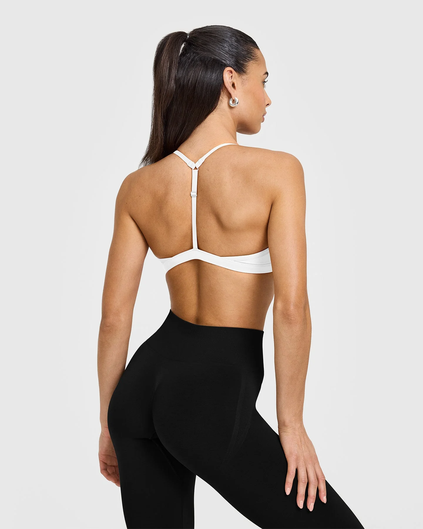 EasyLift™ Ultra Minimal V Neck Bralette | White - Image 2