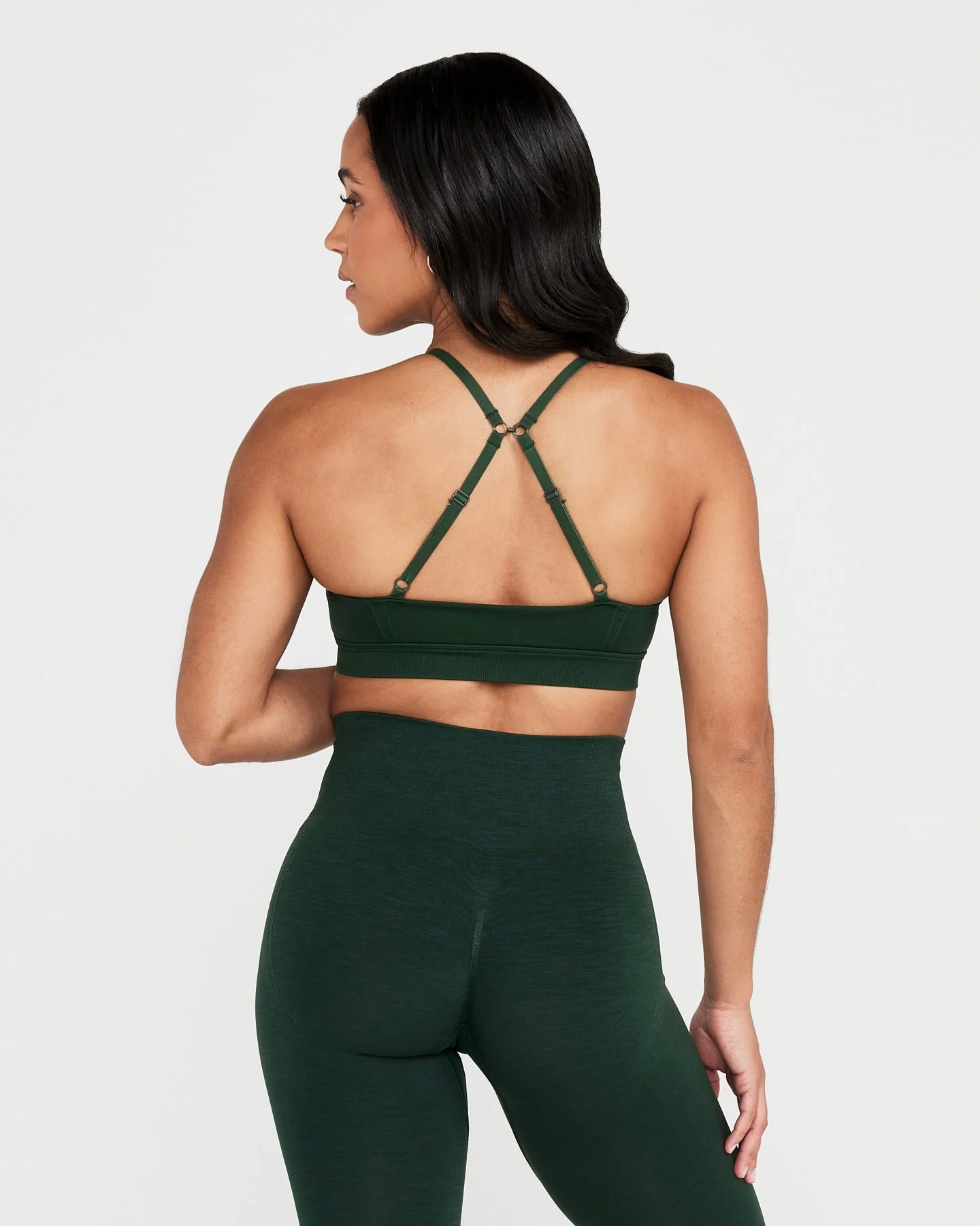 EffortlessLift™ Micro Bralette with White Logo | Evergreen - Image 2