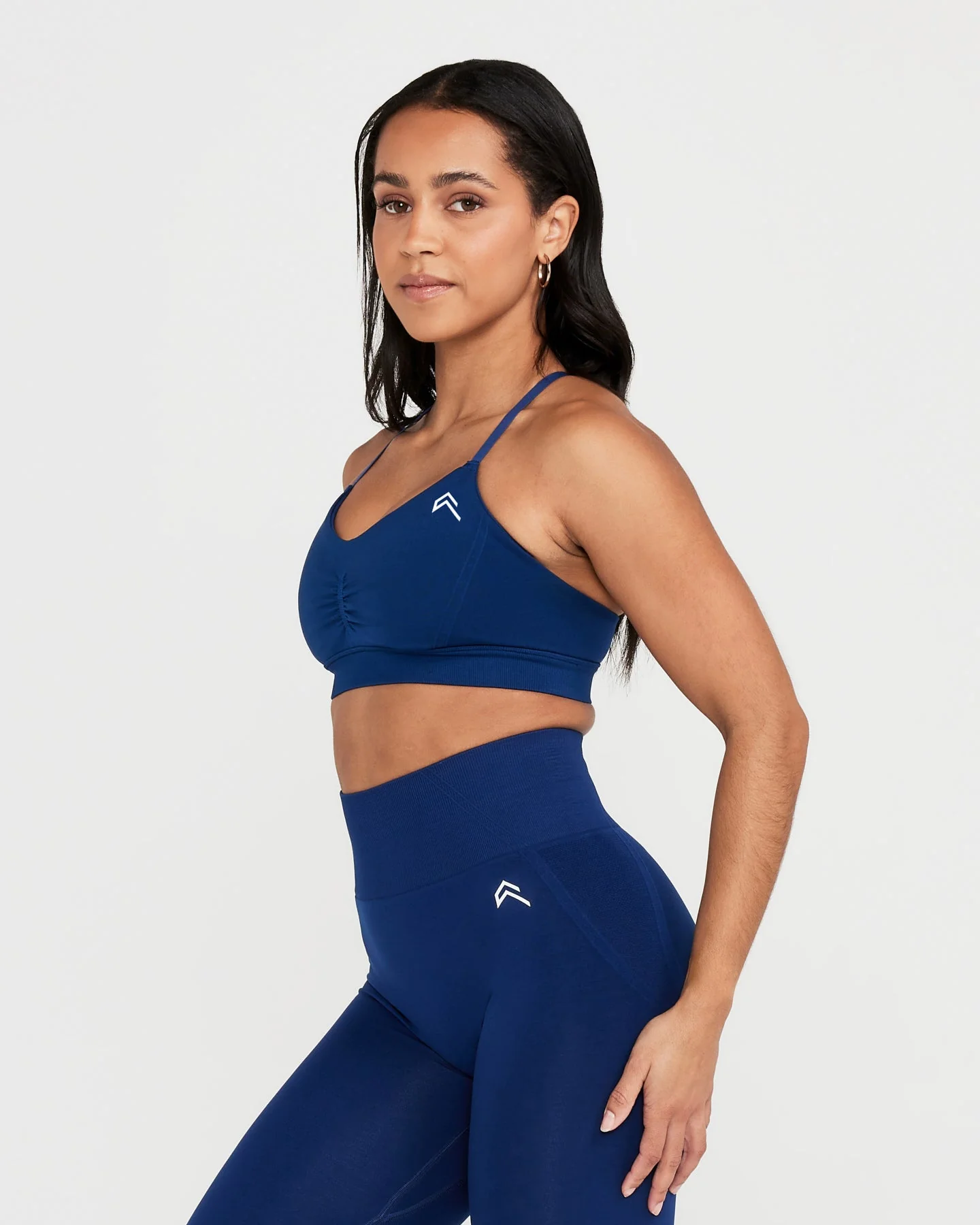 EffortlessLift™ Micro Bralette with White Logo | Midnight - Image 3