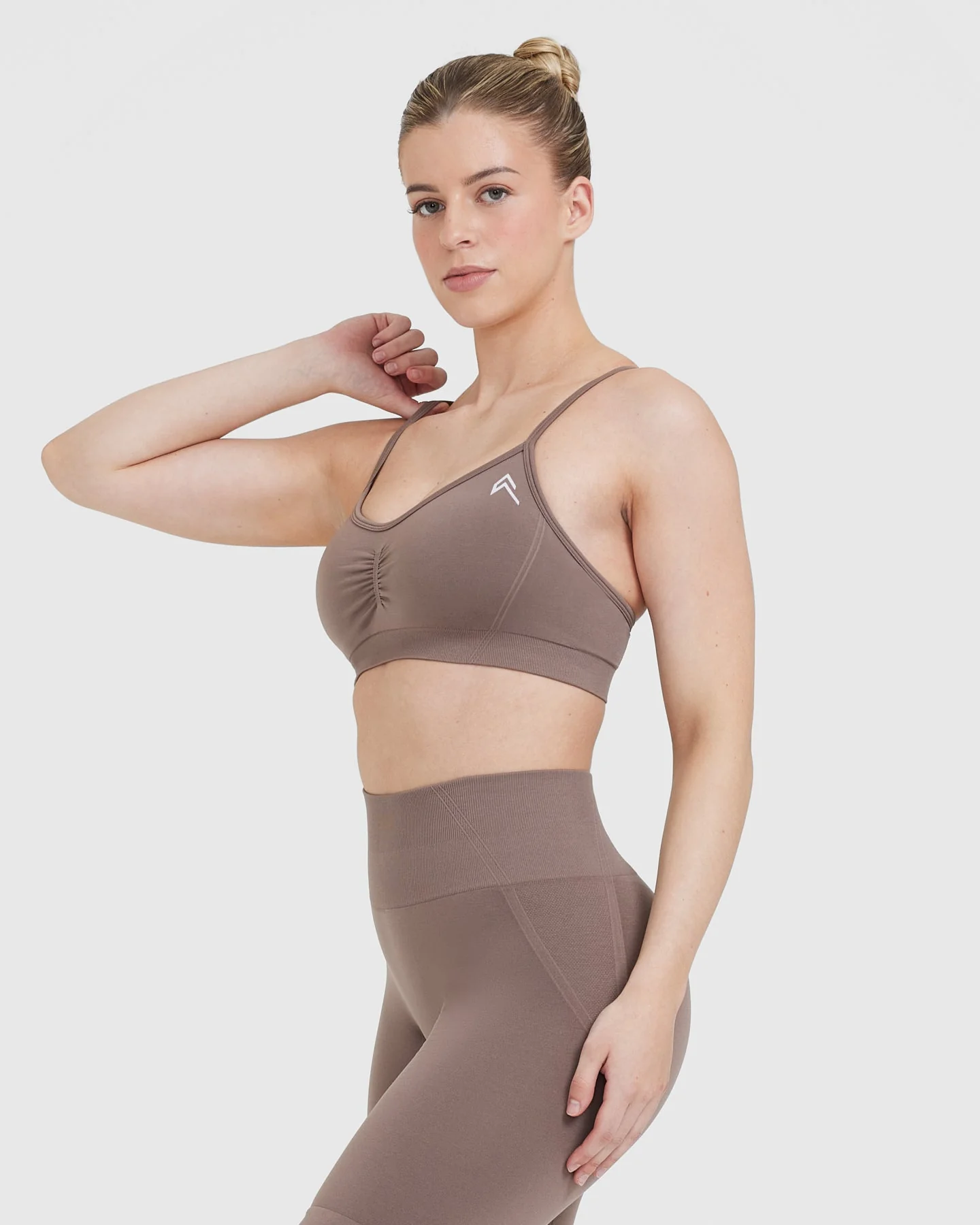 EffortlessLift™ Strappy Bralette | Washed Cool Brown - Image 3