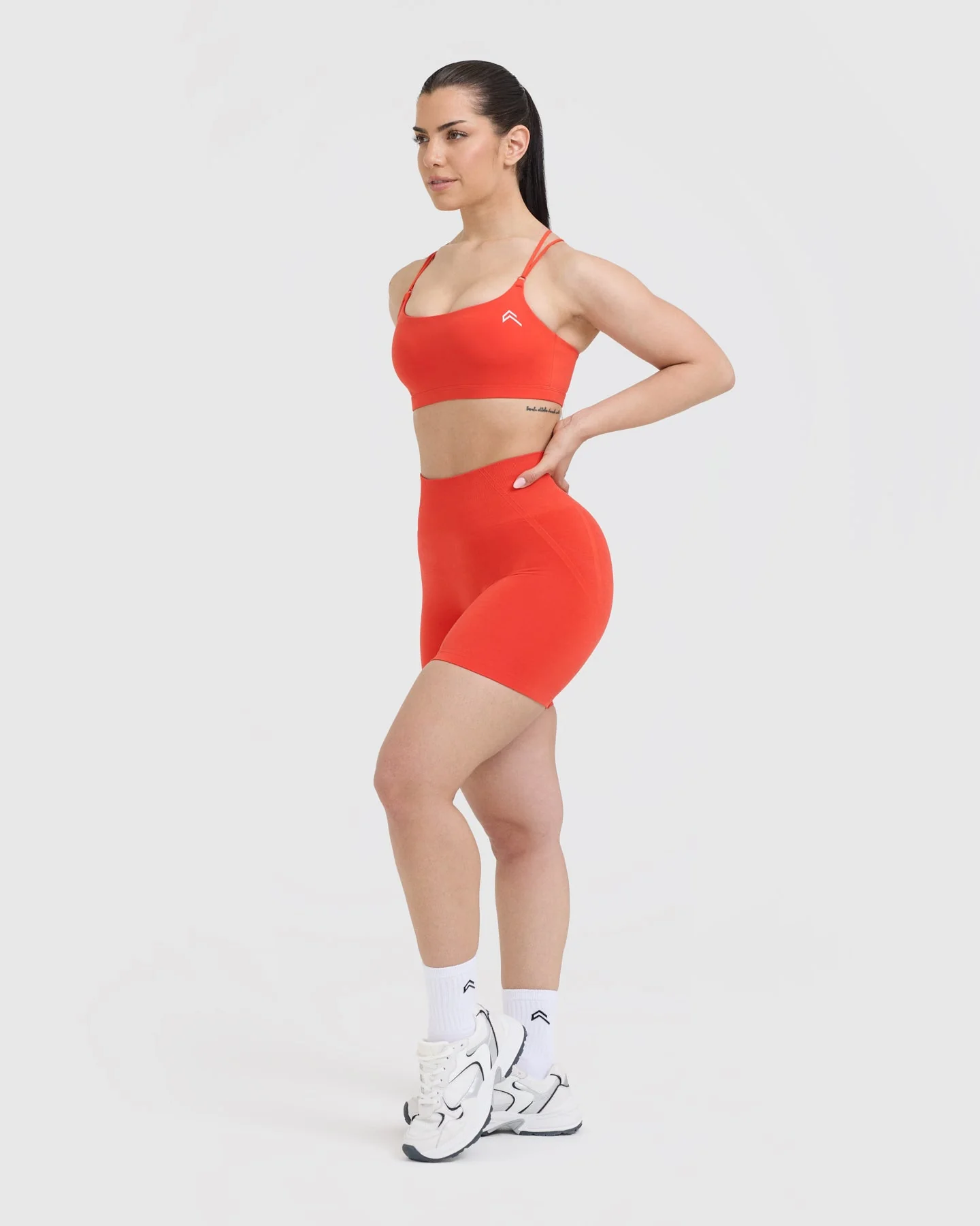 Everyday Cross Over Bralette | Charged Orange - Image 3