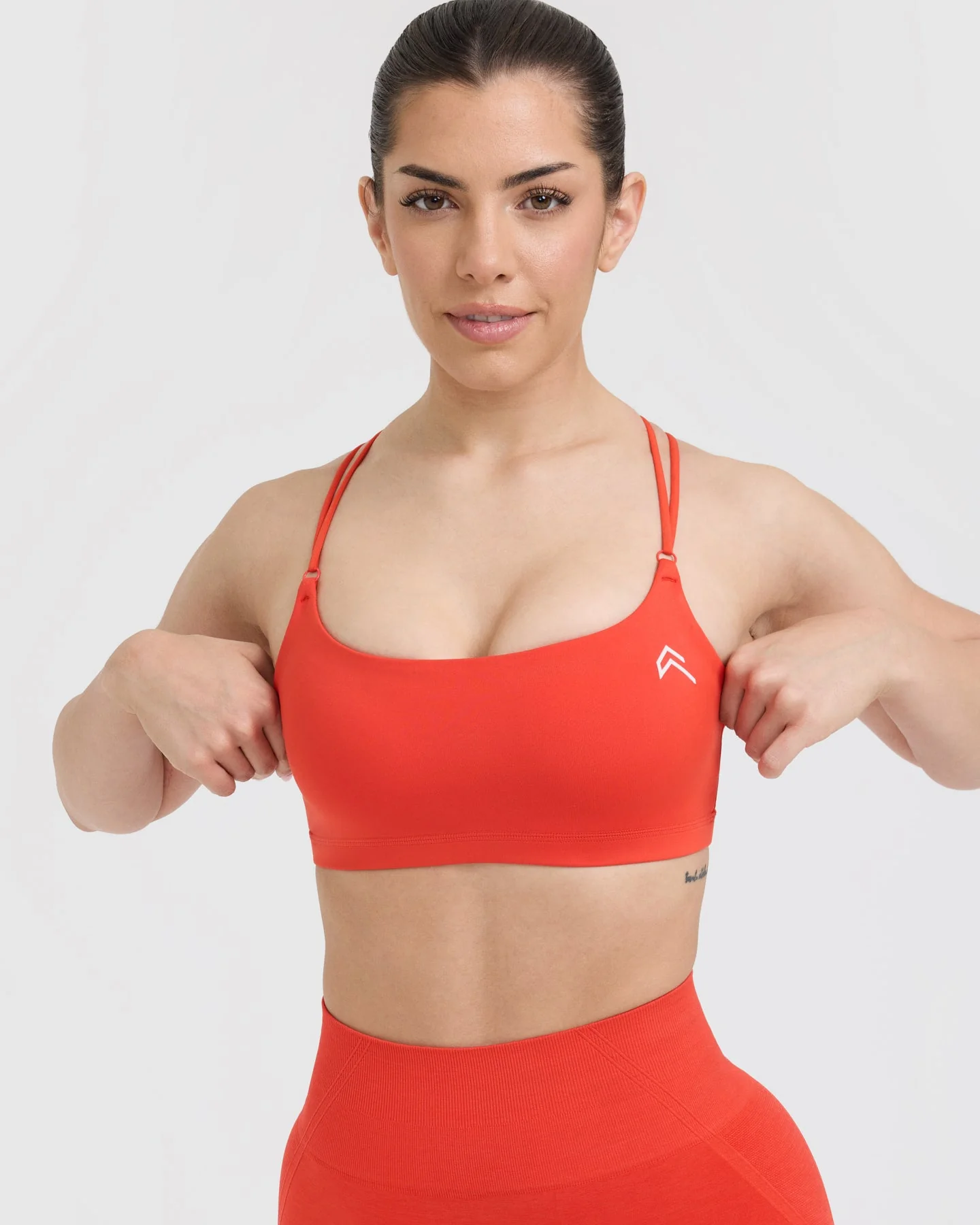 Everyday Cross Over Bralette | Charged Orange - Image 4