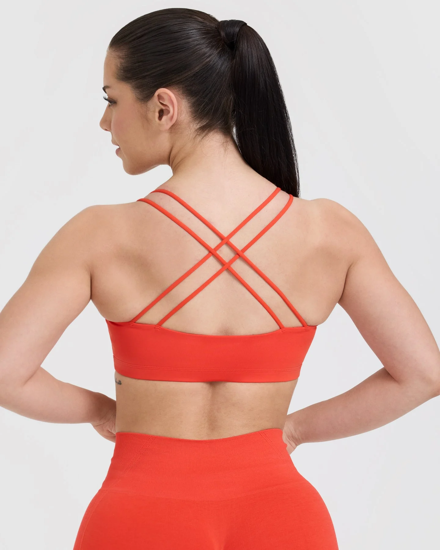 Everyday Cross Over Bralette | Charged Orange - Image 5